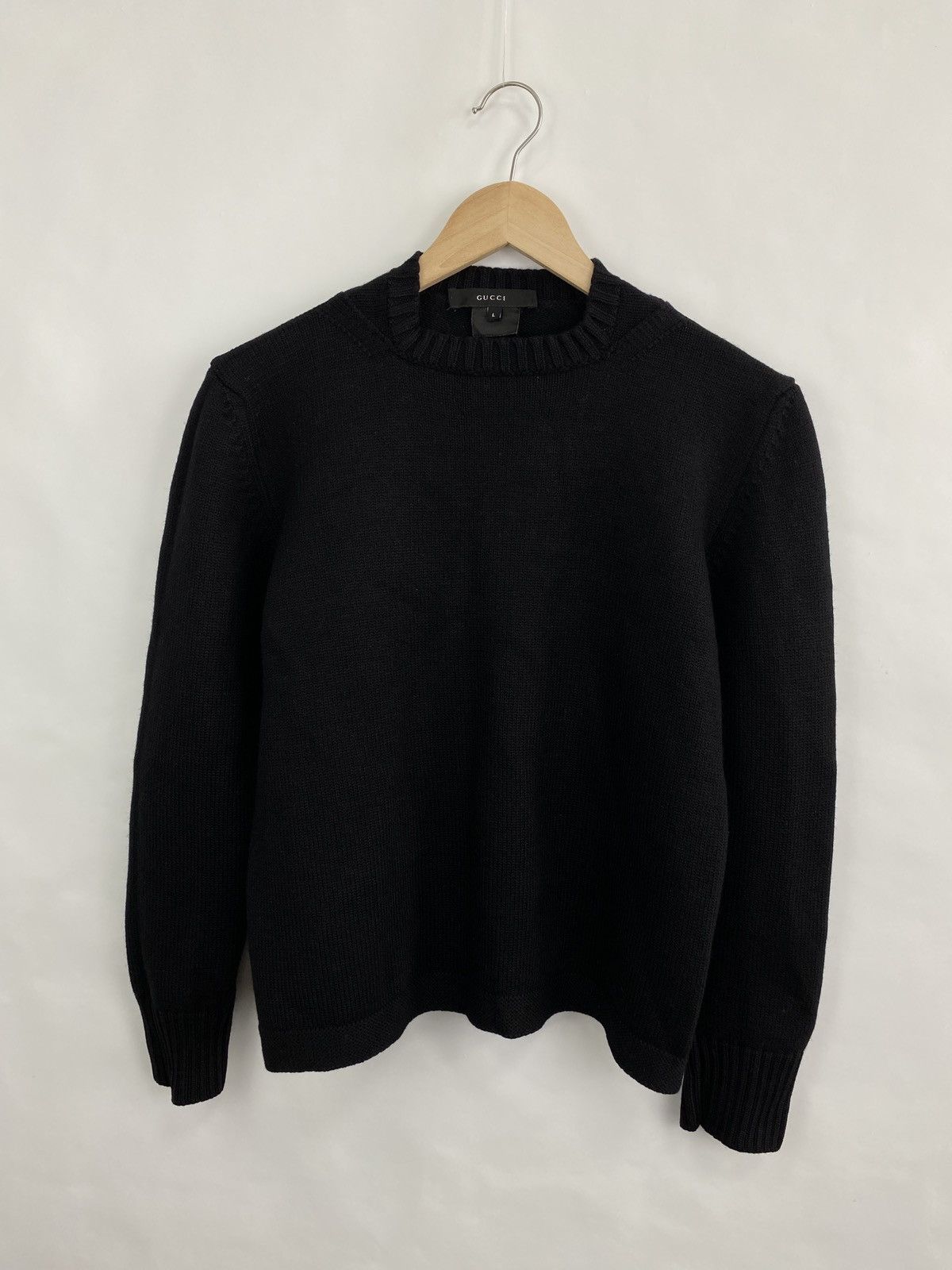 Gucci 🇮🇹 Vintage 90s Gucci Cable Knit Sweaters Retro Rare Hype Y2K Size L / US 10 / IT 46 - 3 Thumbnail