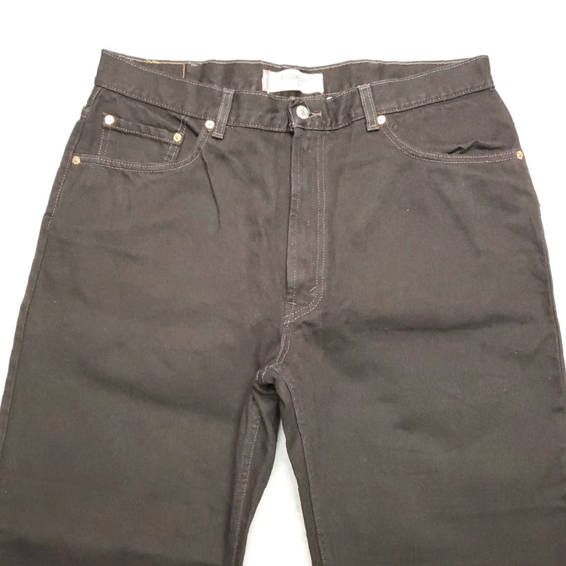 Denime VINTAGE Levis Jeans Mens 38x30 Black 550 Denim Relaxed Straight 5-Pocket Comfort Y2k USA 90s Mens Size US 38 / EU 54 - 3 Thumbnail
