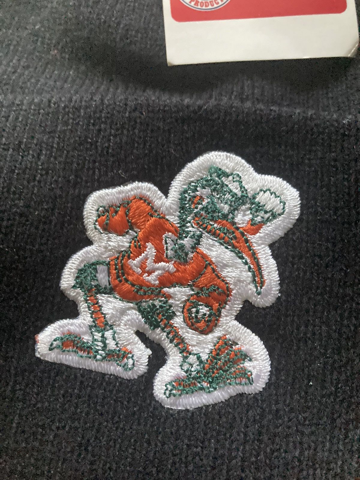 NCAA × Vintage Vintage 80s 90s Miami Hurricanes College NCAA Beanie Hat Size ONE SIZE - 2 Thumbnail