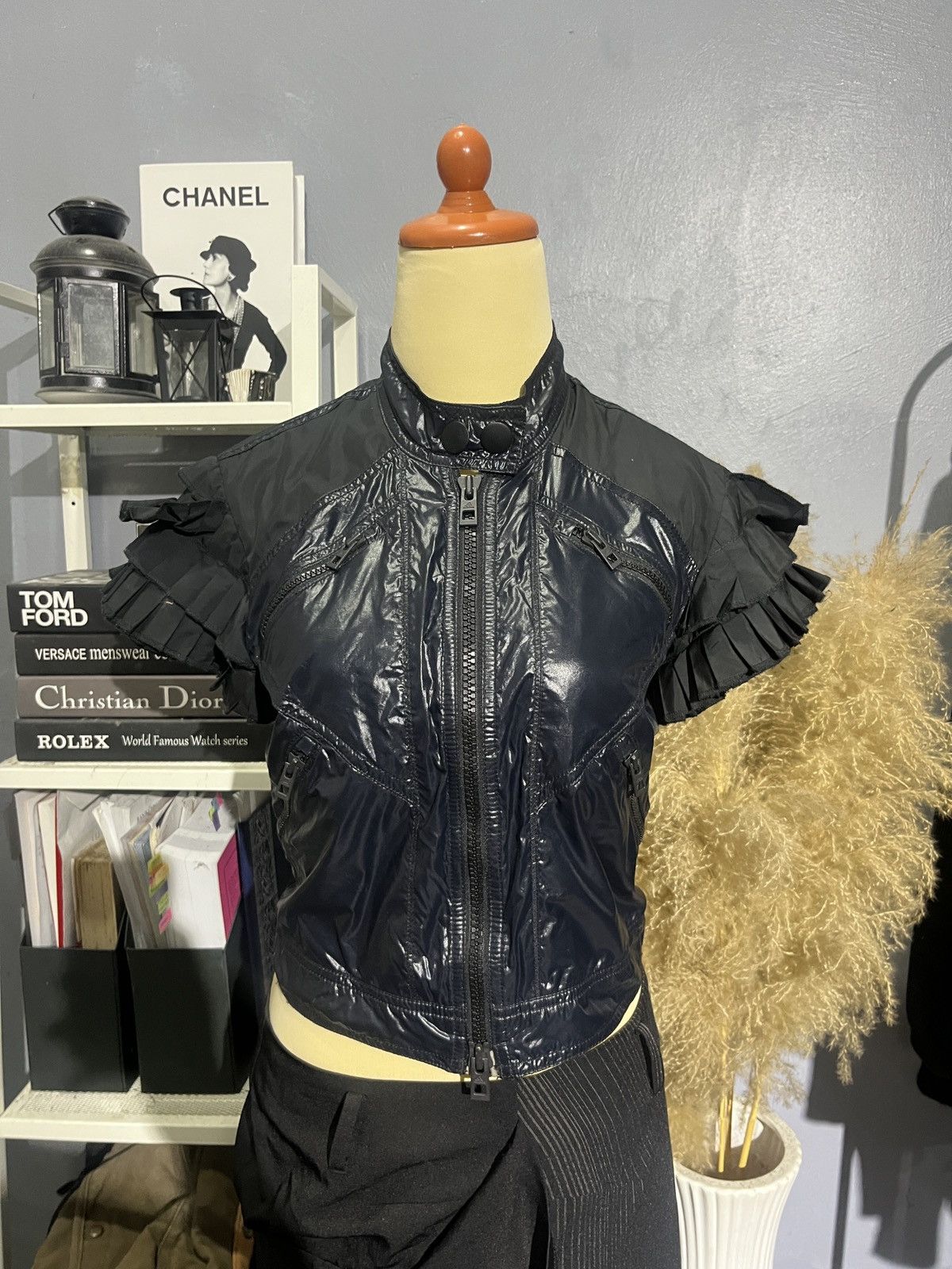 Adidas Stella McCarney Black Crop Jacket