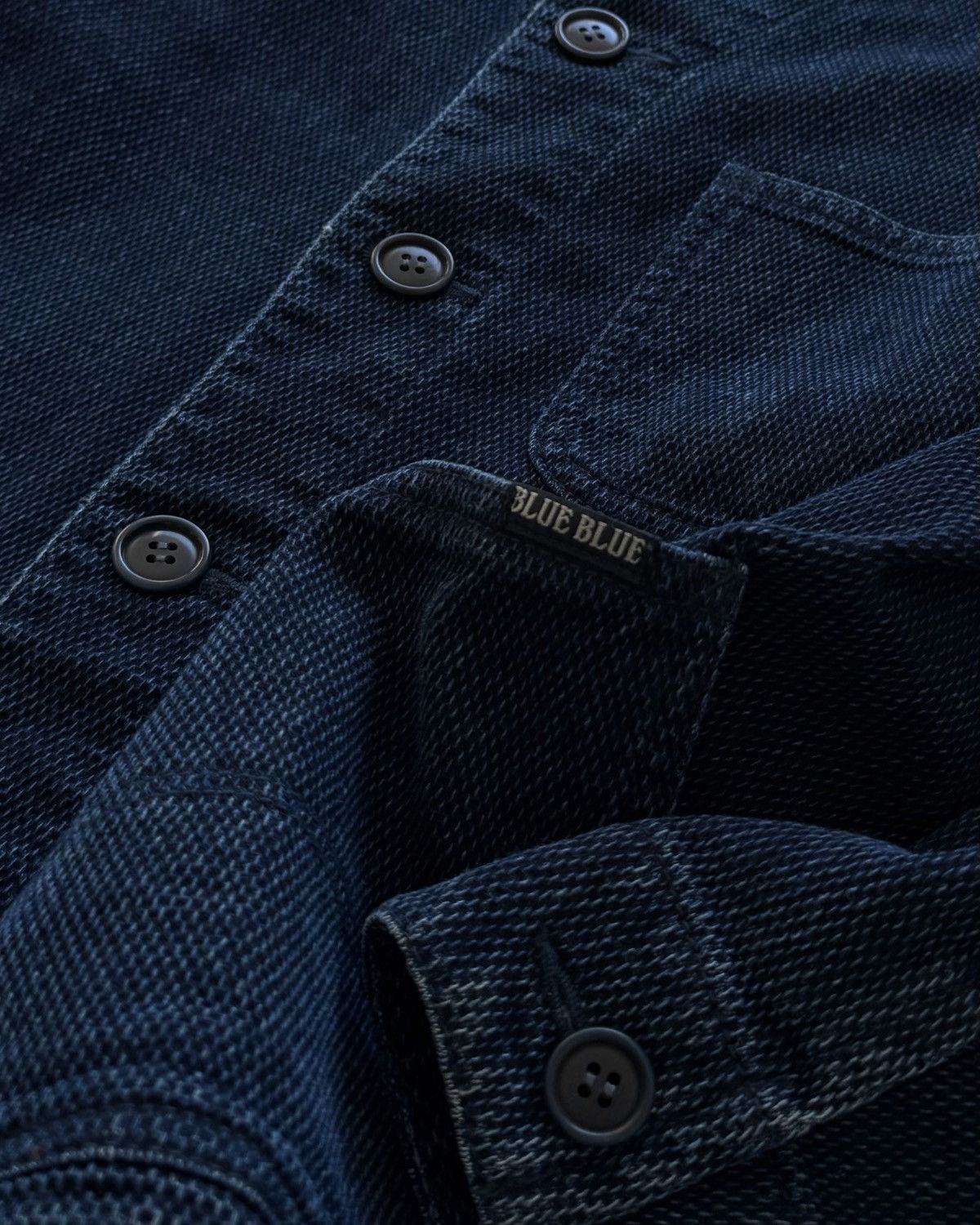 Blue Blue Japan BLUE BLUE INDIGO CHORE JACKET Size US L / EU 52-54 / 3 - 10 Thumbnail