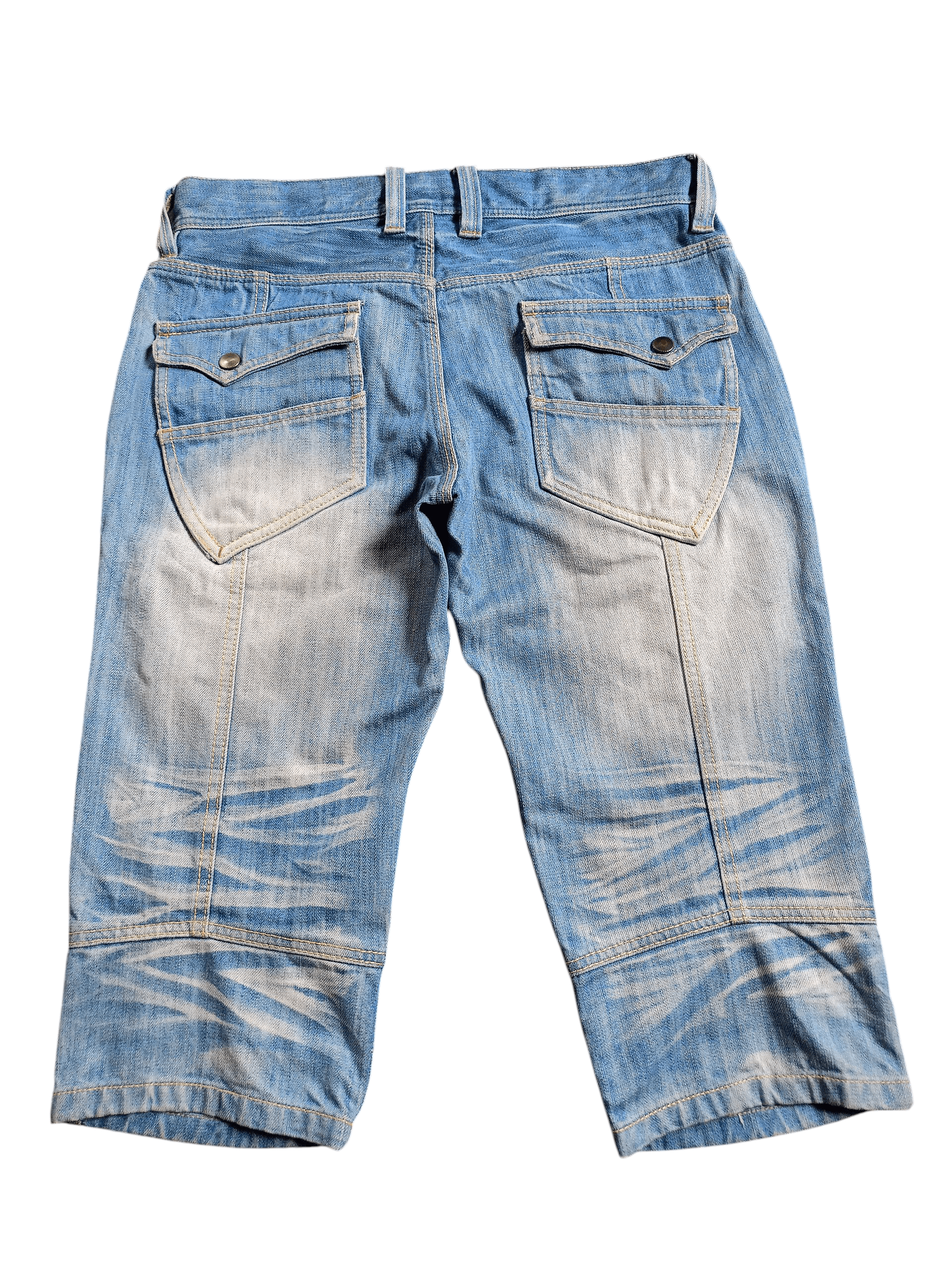 Nicole Club 2000s Hideaways Nicole Denim Shorts Pants style kmrii Size US 32 / EU 48 - 2 Thumbnail