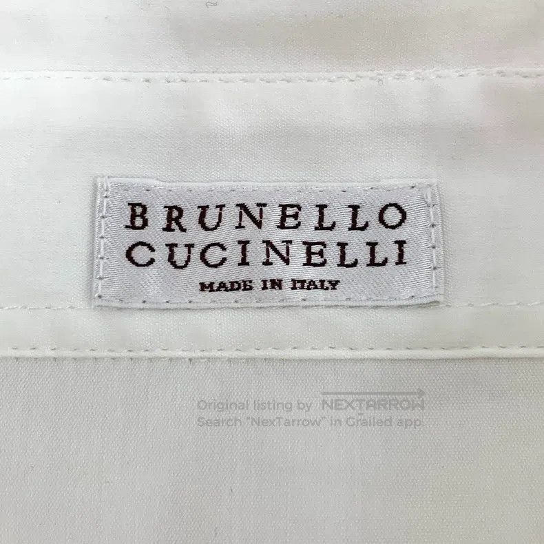 Brunello Cucinelli Brunello Cucinelli White Sleeve Cuff Beaded Cotton Collar Size M / US 6-8 / IT 42-44 - 5 Thumbnail