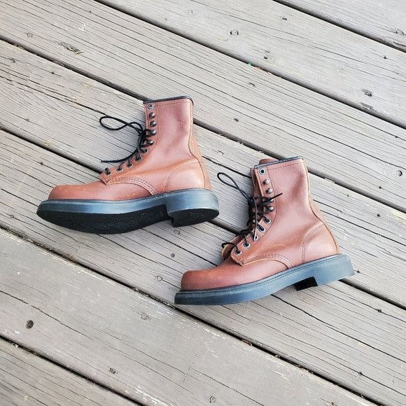 Red Wing Red Wing Shoes 8" Supersole 953 Brown Leather Lace-up Work S Size US 5 / IT 35 - 2 Thumbnail