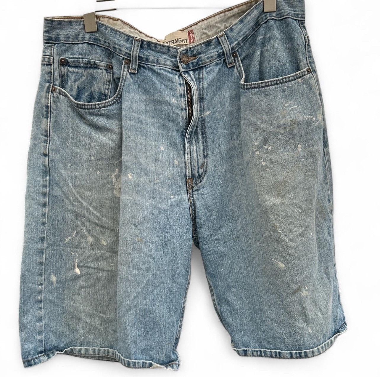Levi's Vintage Clothing × Vintage Levi’s 501 Distressed Denim Shorts Size US 38 / EU 54 - 1 Thumbnail
