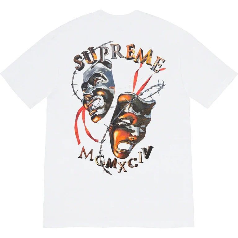 Supreme Supreme Laugh Now Tee 'White' Size US XL / EU 56 / 4 - 2 Thumbnail