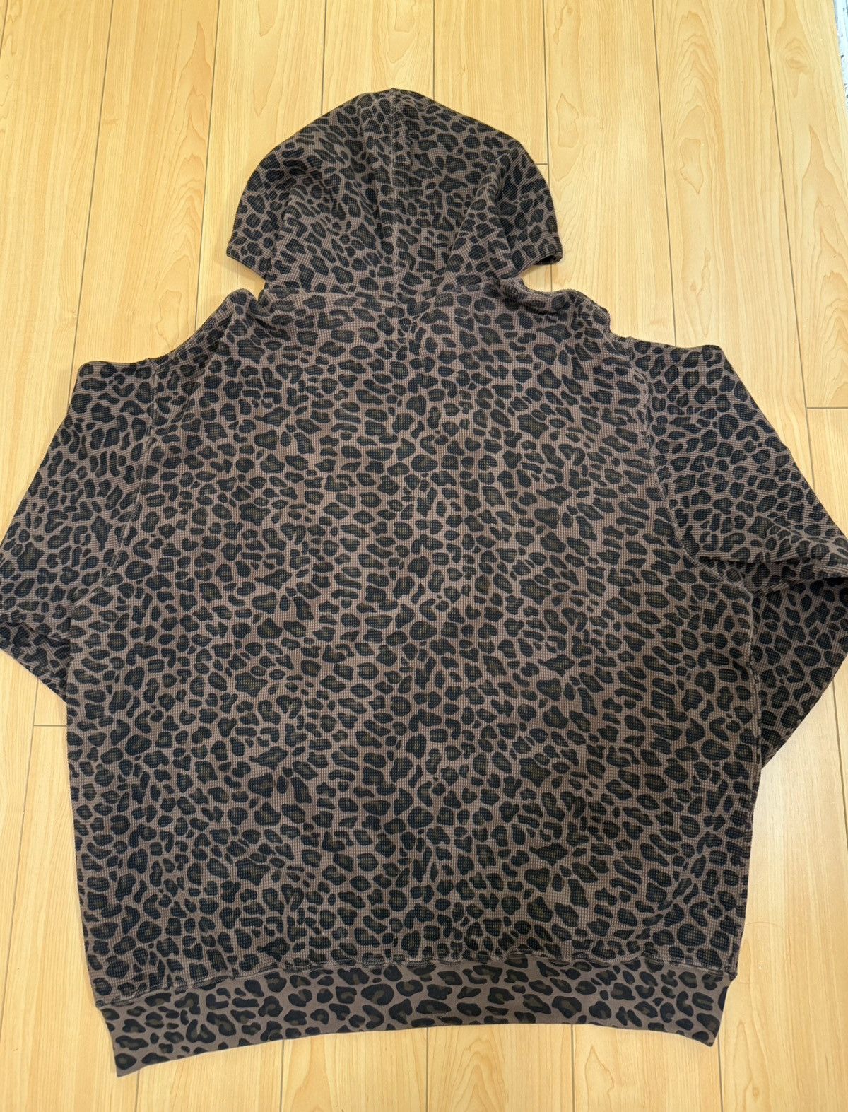 Supreme Supreme Leopard Print Thermal Zip Up Hoodie Size US L / EU 52-54 / 3 - 3 Thumbnail