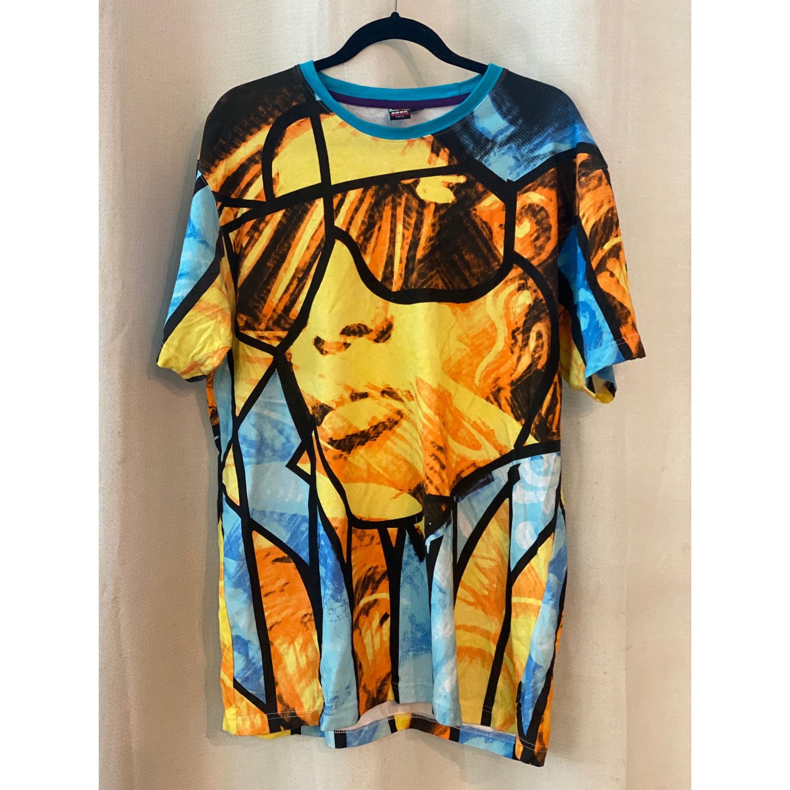 ROCKSMITH Y2K Rocksmith “Stained Glass Eazy E” S/S shirt. Size US XL / EU 56 / 4 - 1 Thumbnail