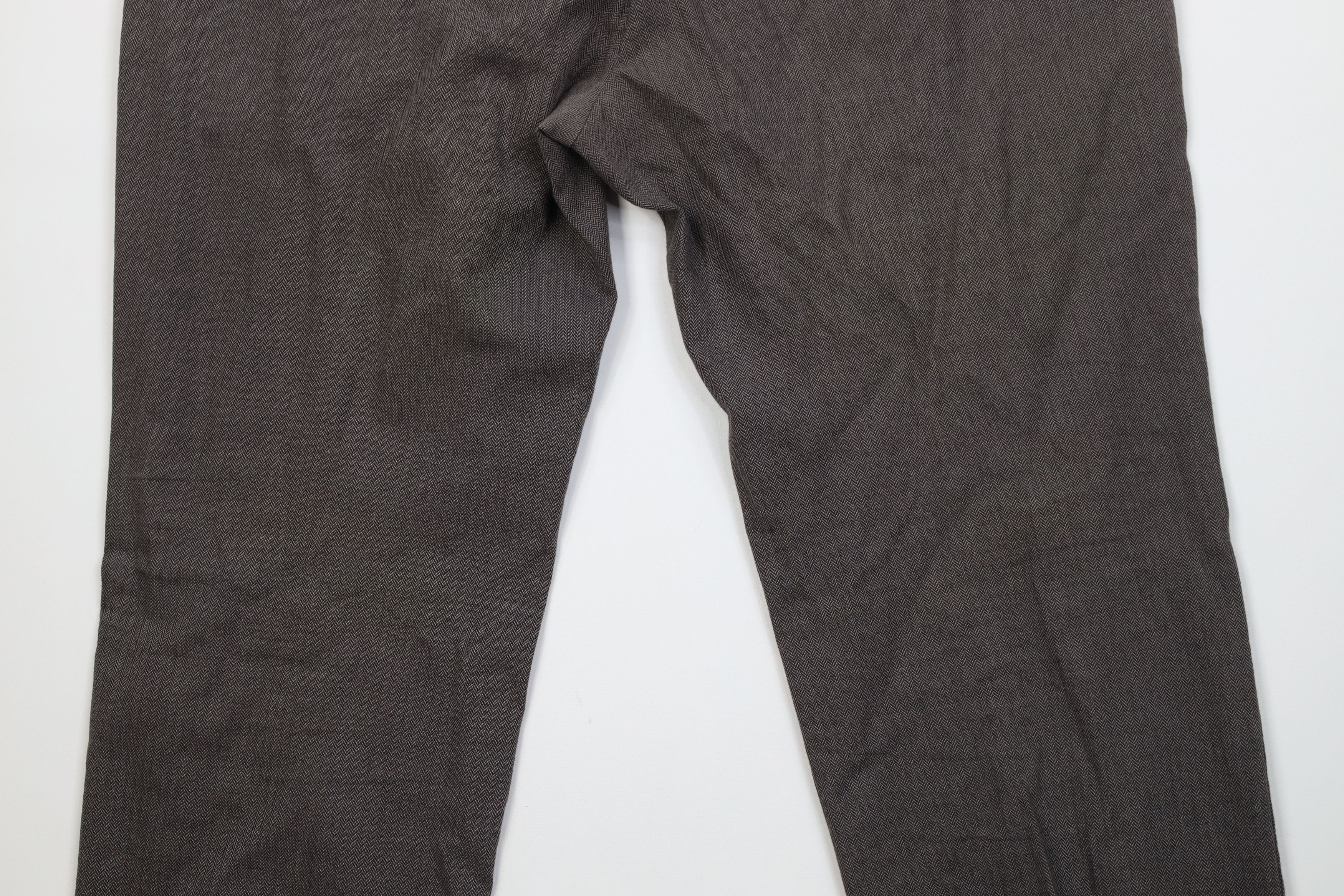 Polo Ralph Lauren Vintage 90s Ralph Lauren Herringbone Wide Leg Chino Pants Size US 42 / EU 58 - 13 Thumbnail