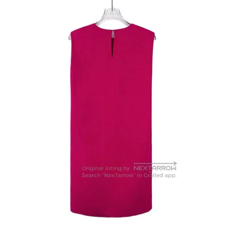 Saint Laurent Paris Saint Laurent Paris Pink Mulberry Silk Crew Neck Sleeveles Size XXS / US 00 / IT 34 - 2 Thumbnail