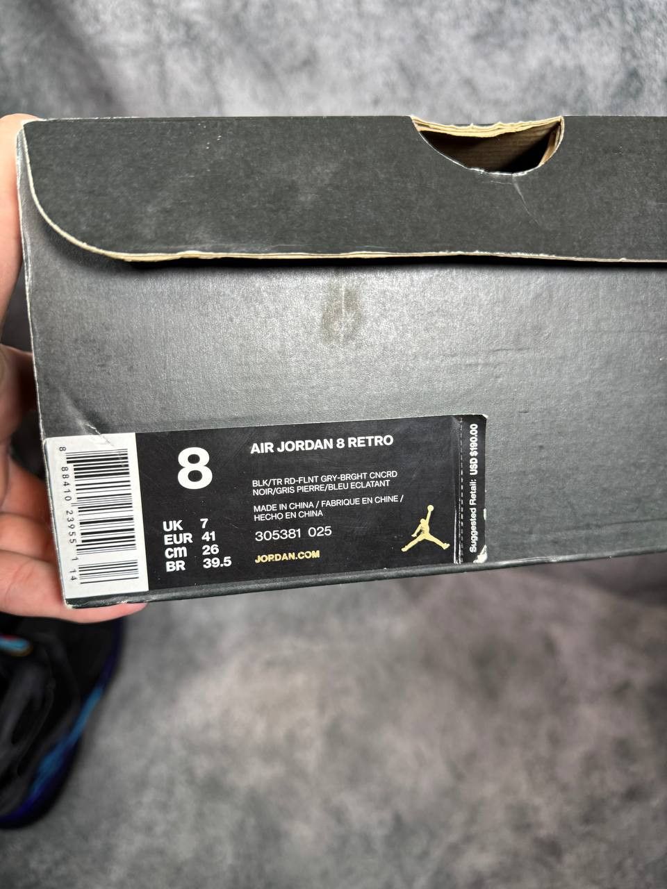 Jordan Brand Size 8 | Jordan 8 Aqua With Box | Pre-Owned Size US 8 / EU 41 - 8 Thumbnail