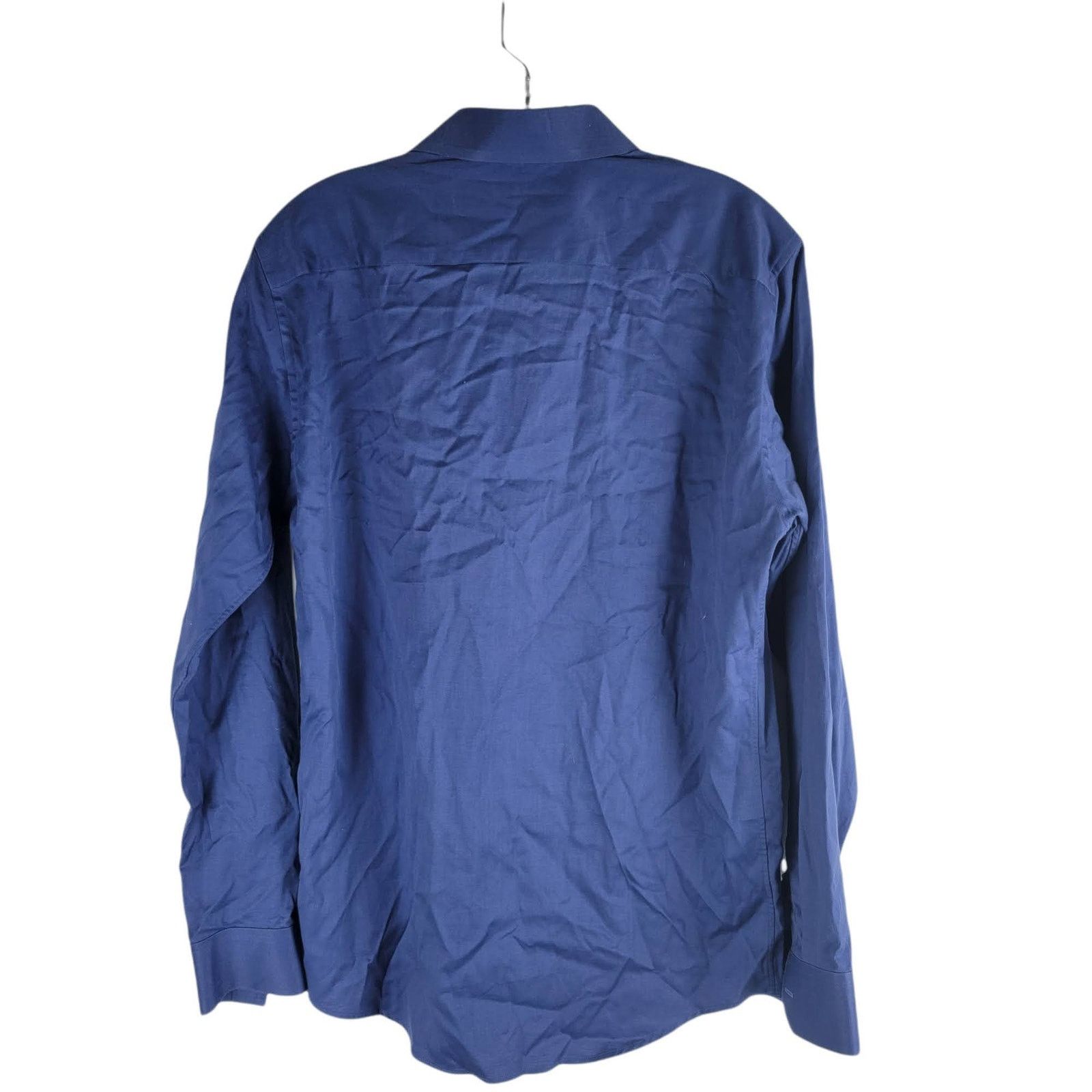 Theory Theory Long Sleeve Button Up Dress Shirt Blue Collared Sz 15 Size US S / EU 44-46 / 1 - 6 Thumbnail