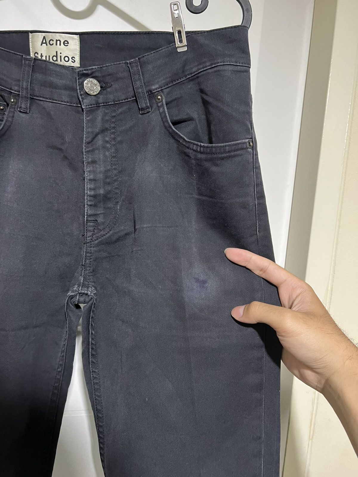 Acne Studios Faded Acne Studios Ace Ups Black Jeans Size US 31 - 3 Thumbnail