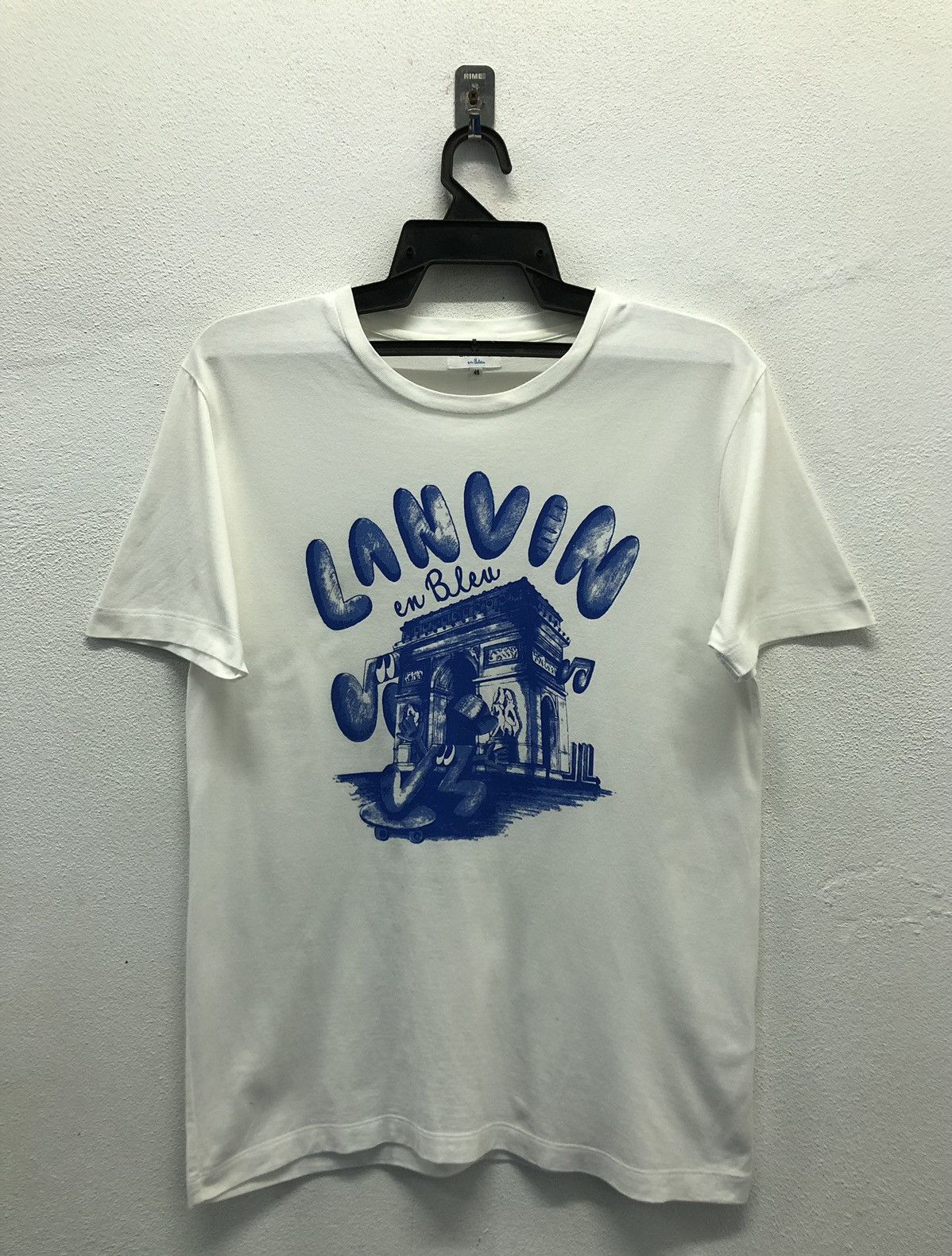 Lanvin Vintage Lanvin en Bleu T-Shirt Size US M / EU 48-50 / 2 - 1 Thumbnail