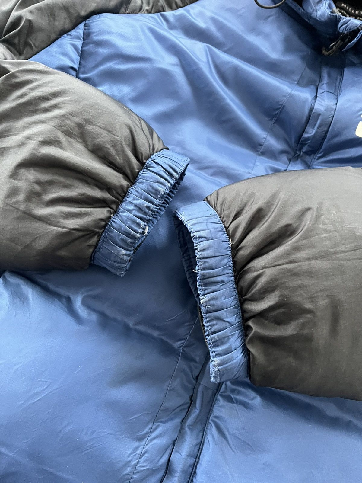 The North Face Vintage Millet Blue Black Outdoor Down Jacket Avantgarde Size US XL / EU 56 / 4 - 10 Thumbnail