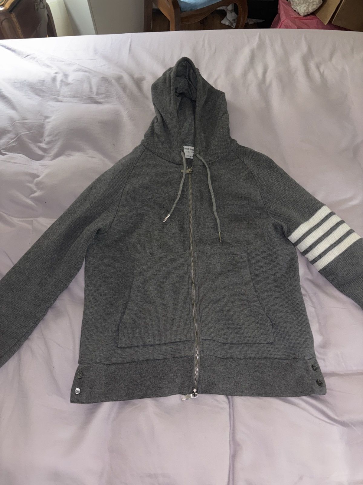 Thom Browne Thom browne three bar hoodie Size US M / EU 48-50 / 2 - 1 Thumbnail
