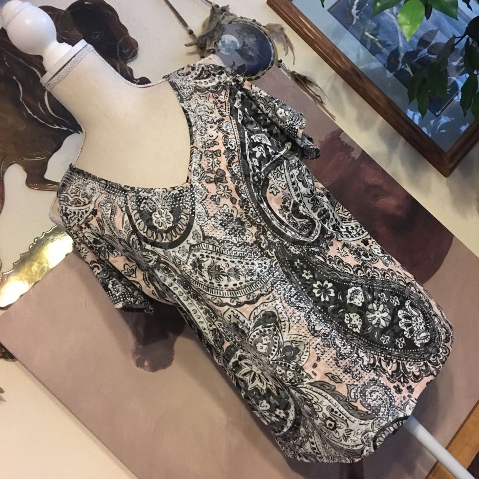 Other INC International Concepts stud detail top M Size M / US 6-8 / IT 42-44 - 2 Thumbnail