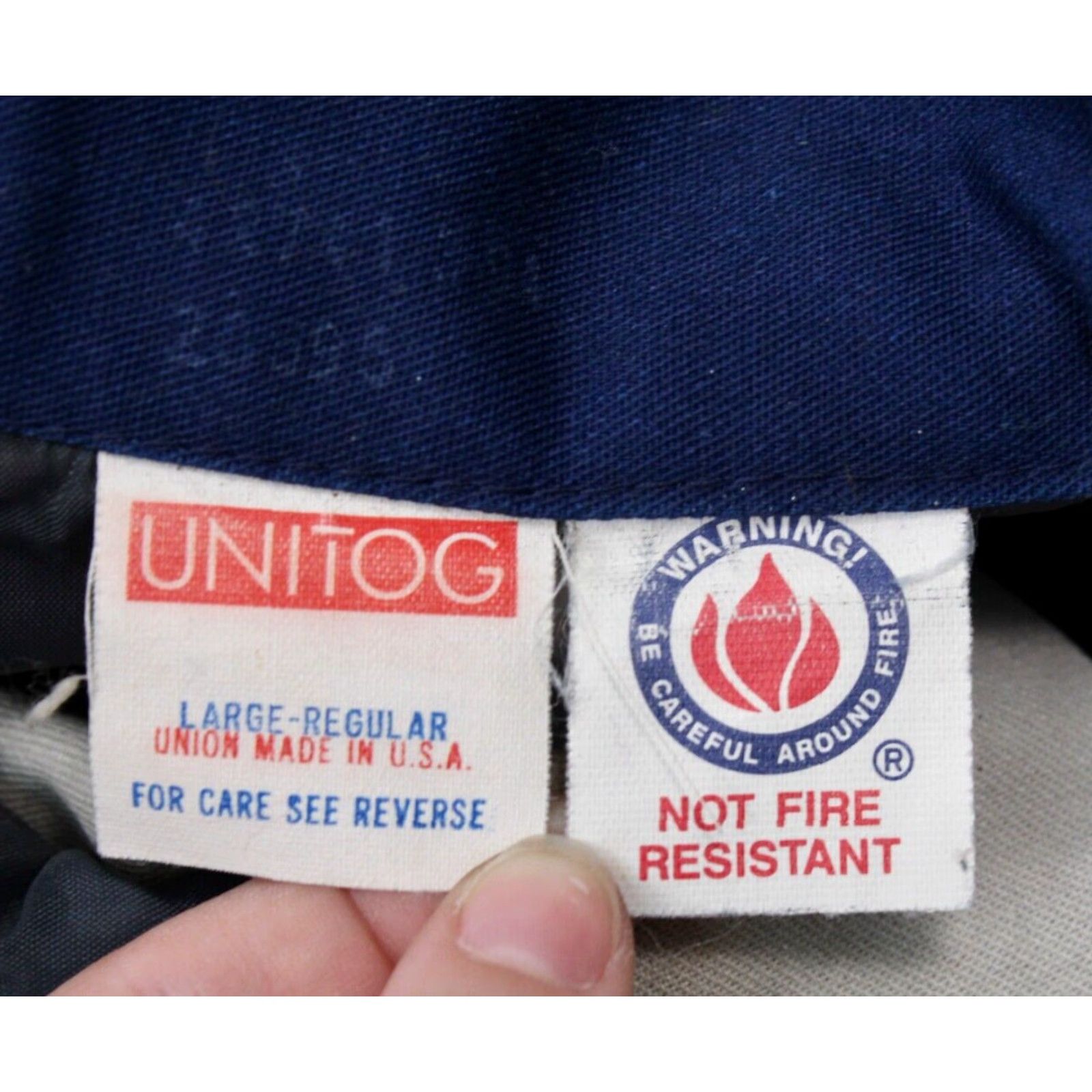 Vintage Men's VTG 70s Blue Kerr Mcgee Work Jumpsuit Sz L 1970s Petroliana Coveralls Size US 40 / EU 56 - 3 Thumbnail