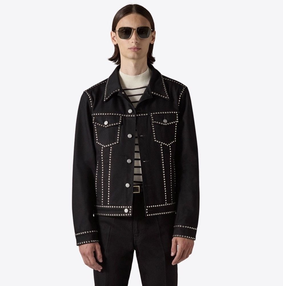 Blk Dnm Denim studded jacket 75 size EU 46 USA 36 medium Size US S / EU 44-46 / 1 - 1 Thumbnail