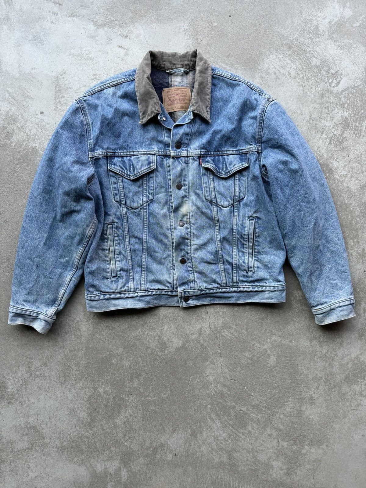 Old levi denim jacket hot sale