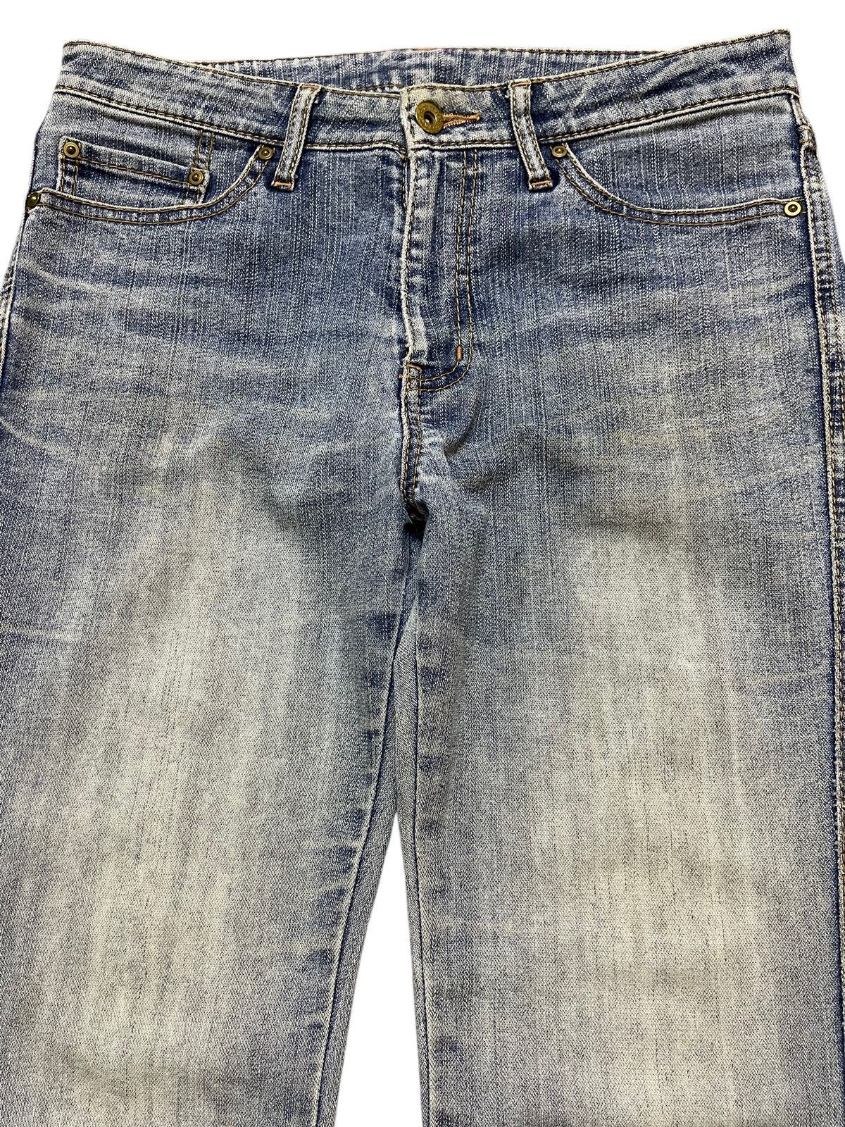 Hysteric Glamour Vintage Japan Brand Blue Wash Faded Style Flare Wide Leg Size US 30 / EU 46 - 3 Thumbnail