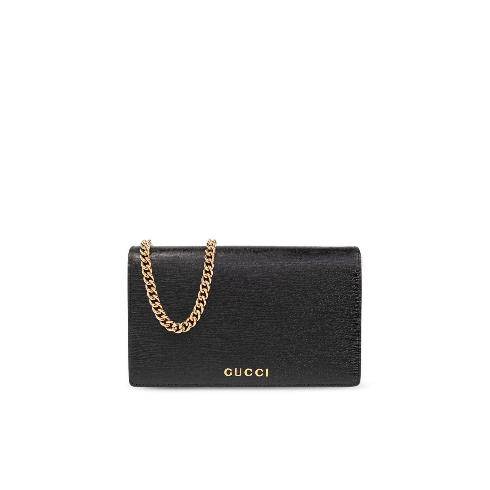 Gucci GUCCI Black Chain Wallet Bag New & Authentic Size ONE SIZE - 1 Thumbnail