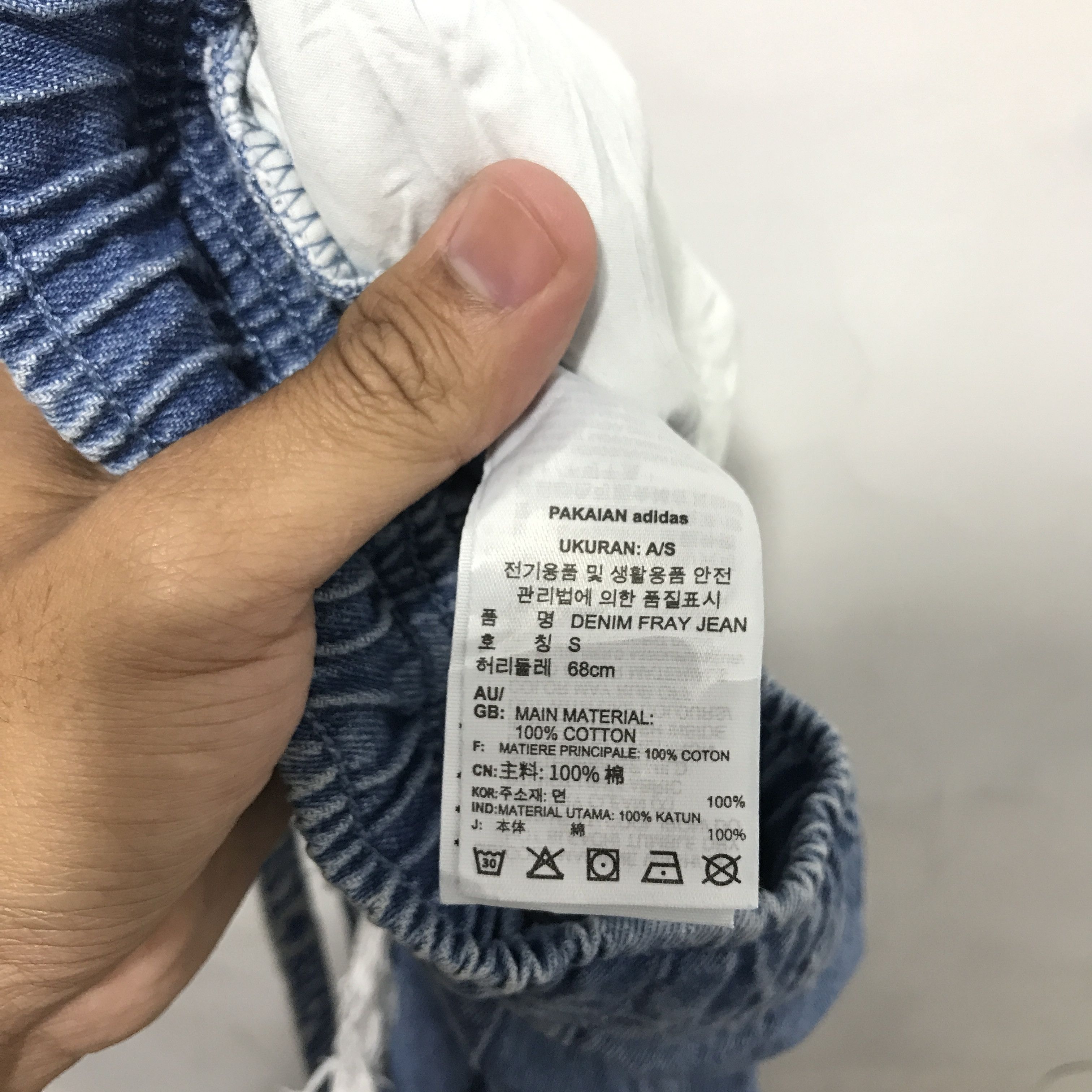 Adidas ADIDAS DENIM FRAYED JEAN x KSENIASCHNAIDER Size 27" / US 4 / IT 40 - 7 Thumbnail