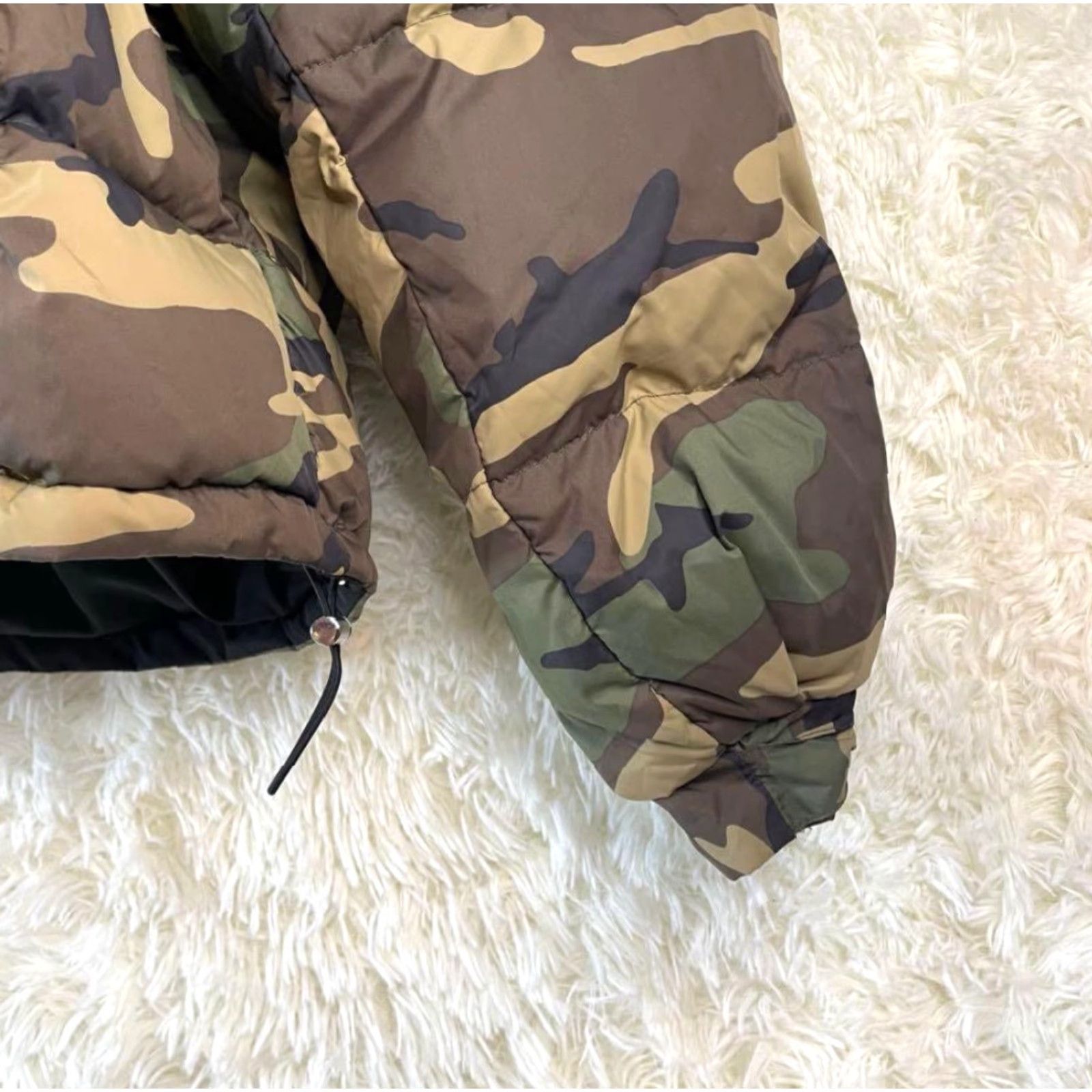 Vintage jouetie Down Jacket M Nylon KHK Camouflage Khaki Size M / US 6-8 / IT 42-44 - 4 Thumbnail