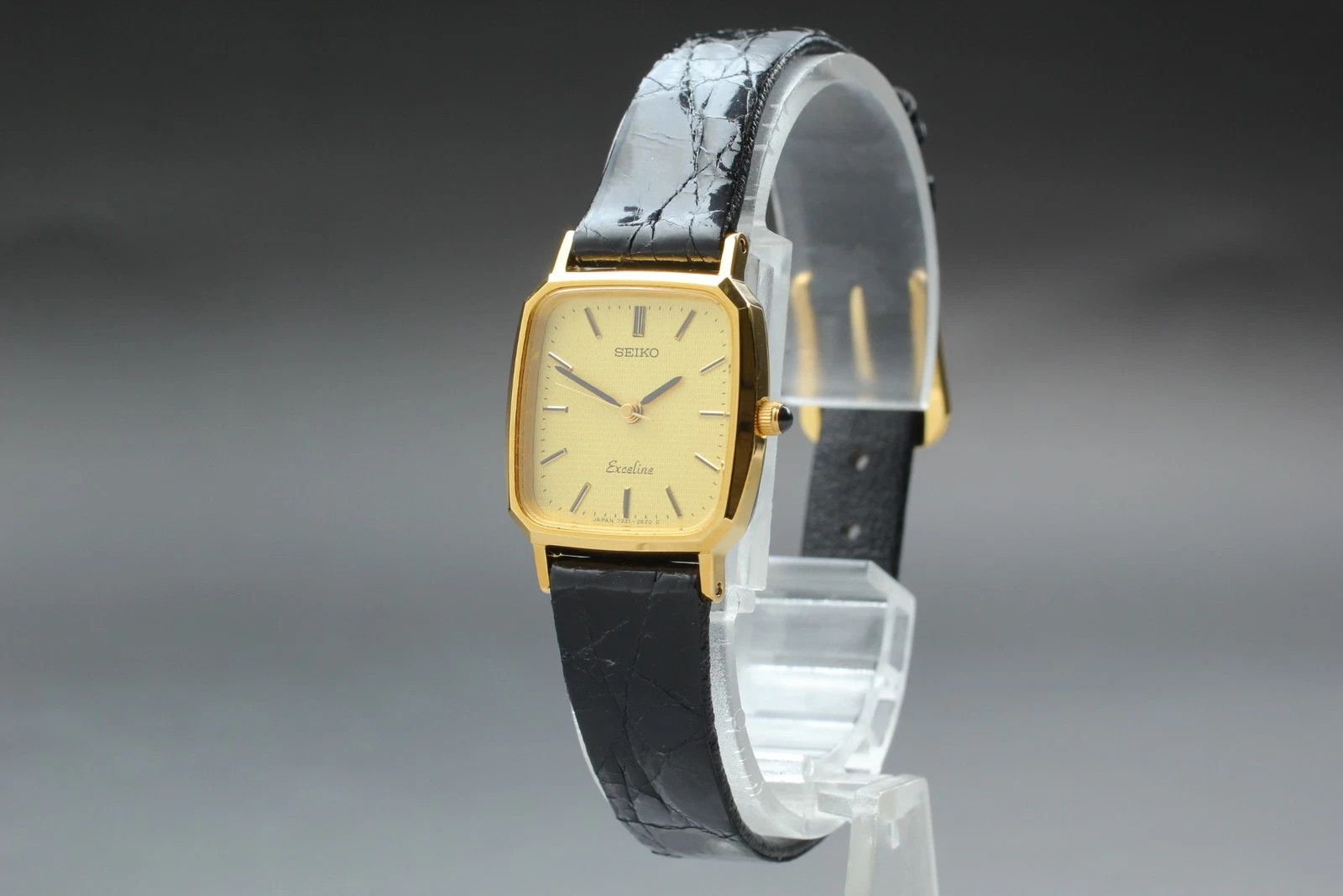 Seiko Near MINT Vintage SEIKO Exceline 7321-6570 Gold Ladies Watch Size ONE SIZE - 5 Thumbnail
