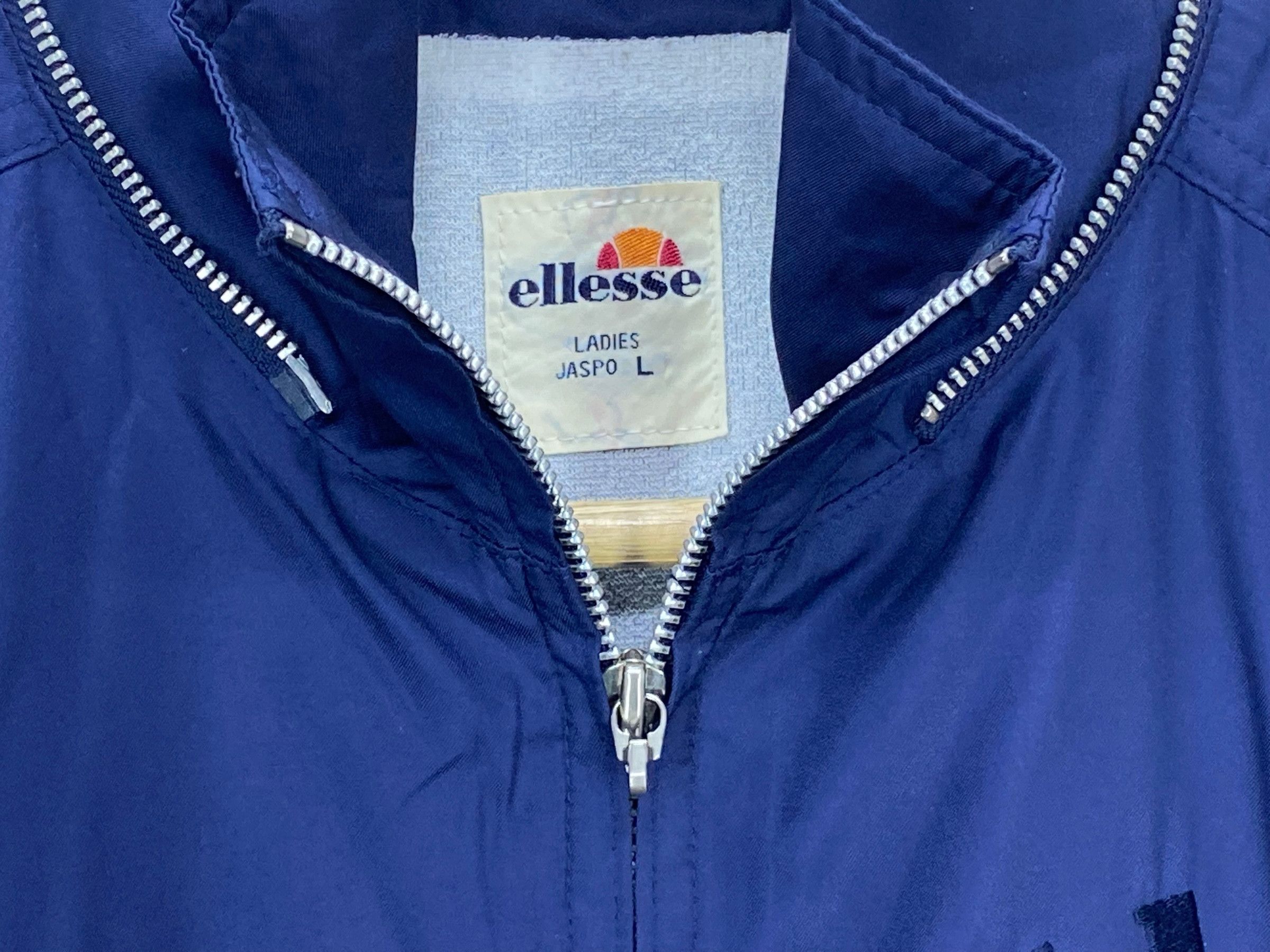Ellesse × Vintage Ellesse Zipper Track Jacket Blue White Retro Sportswear Size US S / EU 44-46 / 1 - 2 Thumbnail