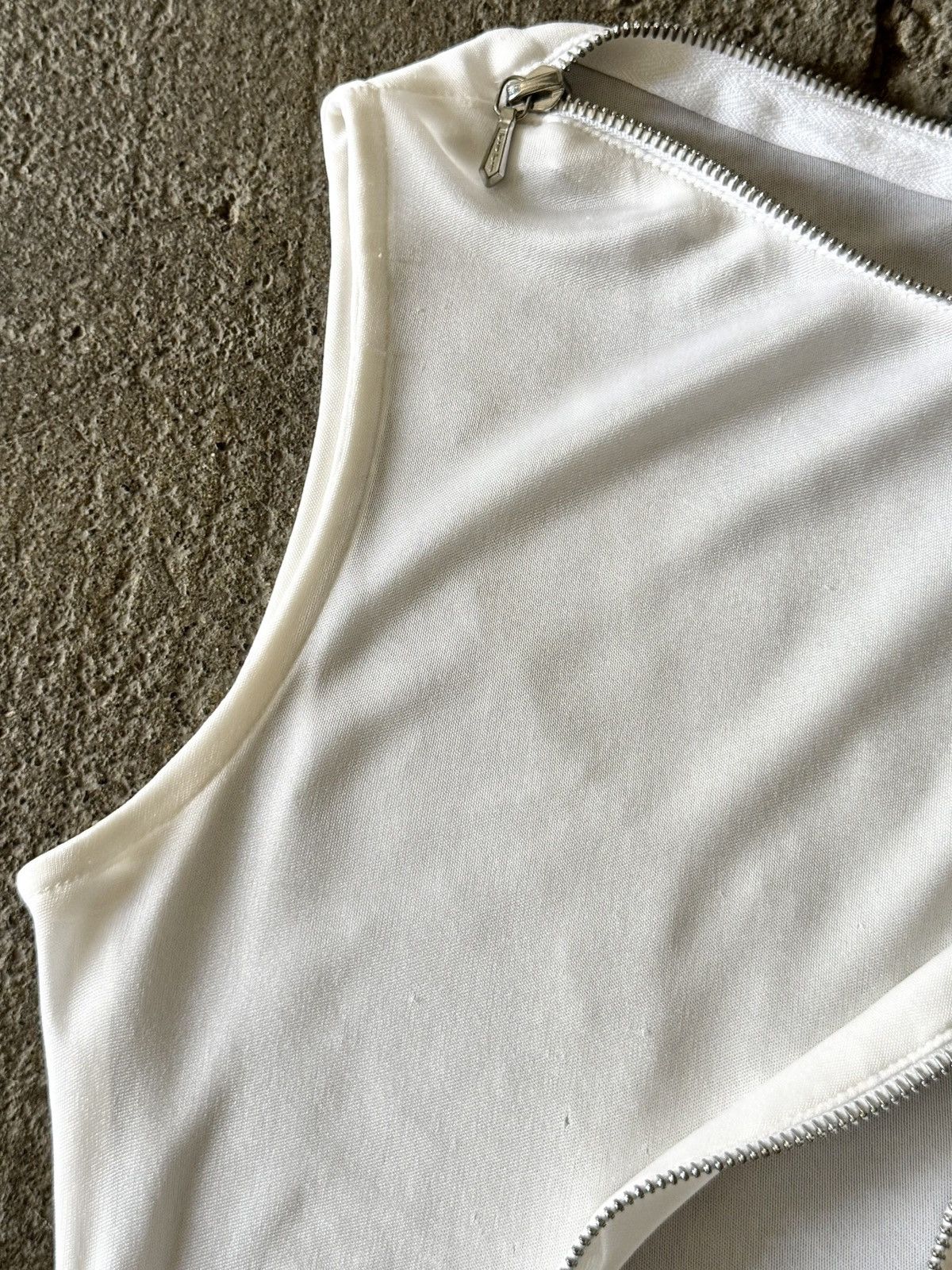 Alexander McQueen Archive Alexander Mcqueen -SS1997 -Zippered Asymmetrical Top Size S / US 4 / IT 40 - 7 Thumbnail
