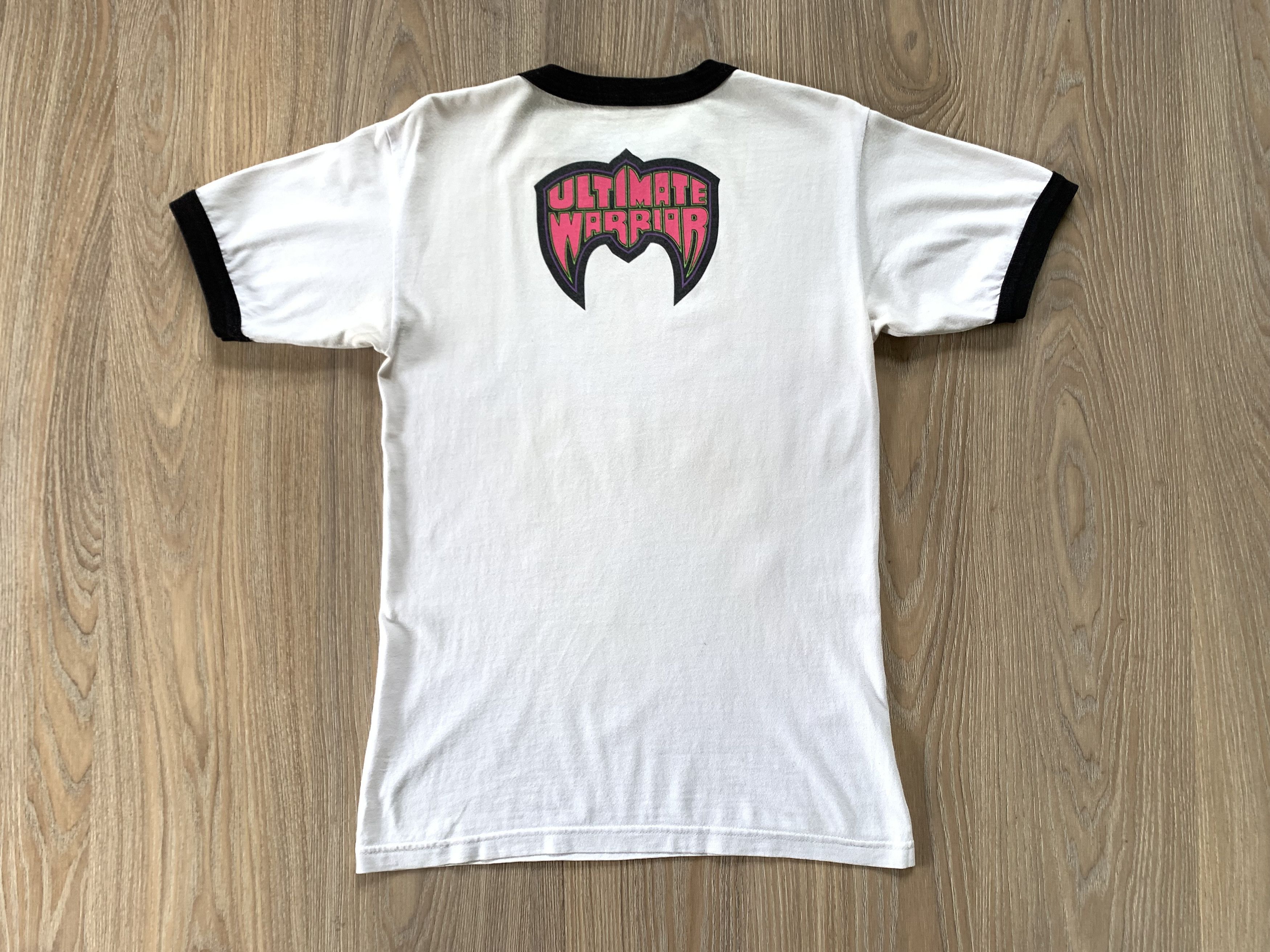 WWE × WWF Vintage Rare WWE Ultimate Warrior 2013 Wrestling T Shirt Size US S / EU 44-46 / 1 - 3 Thumbnail