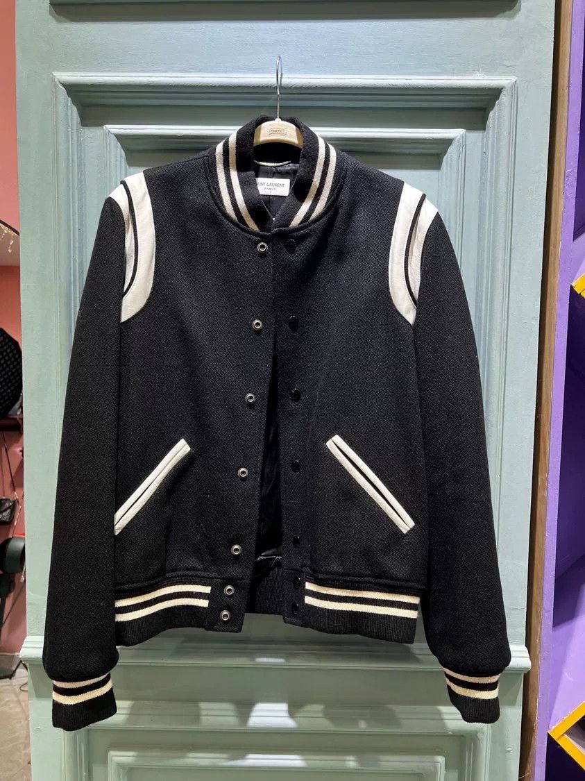 Saint Laurent Paris Saint Laurent SLP Baseball Jacket Size US M / EU 48-50 / 2 - 1 Thumbnail