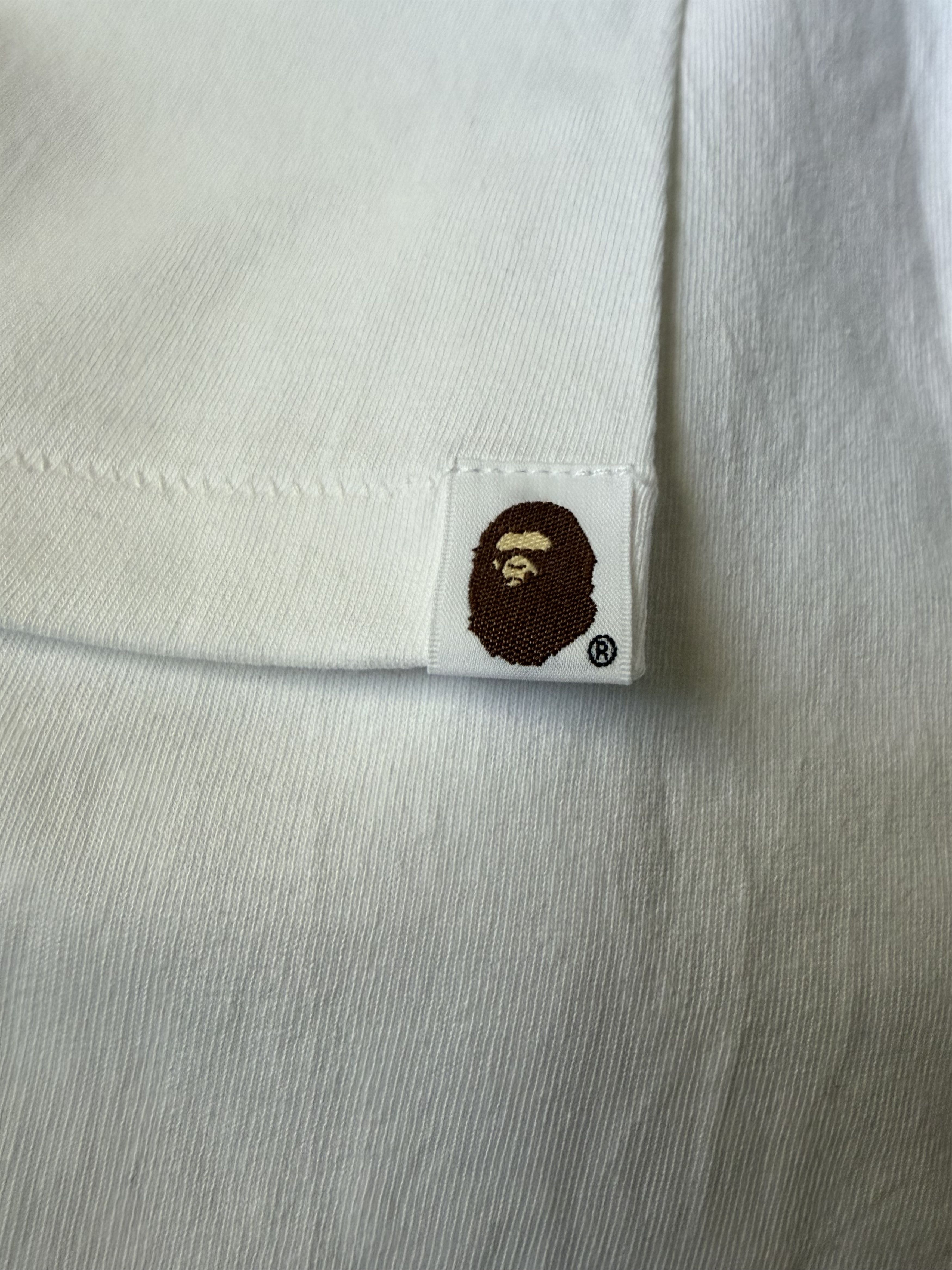 Bape BAPE "Busy Works" Gothic Logo Tee - White - Size Large Size US L / EU 52-54 / 3 - 5 Thumbnail
