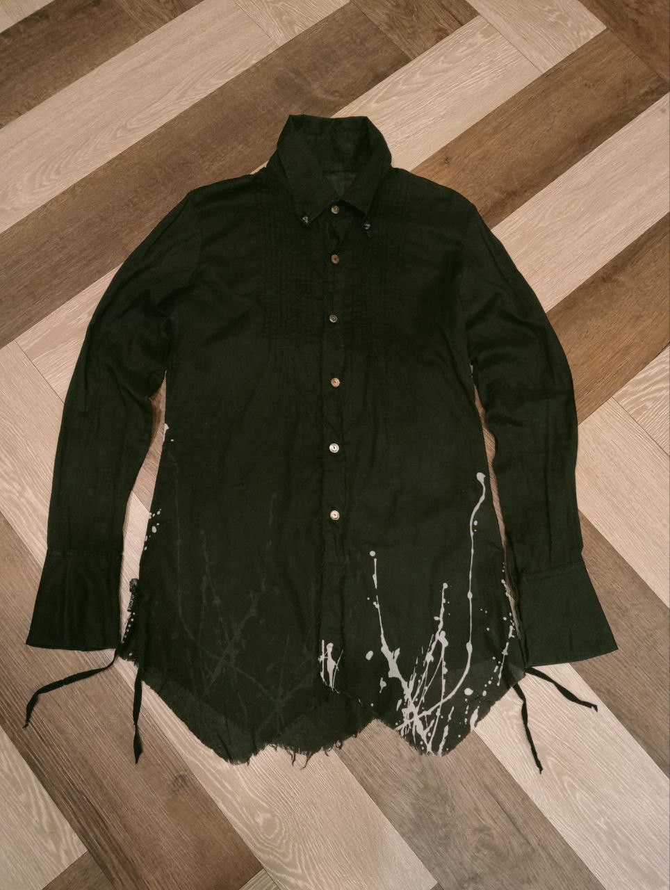 KMRii KMRii DISCHARGED LAYERED SHIRT Size US M / EU 48-50 / 2 - 1 Thumbnail