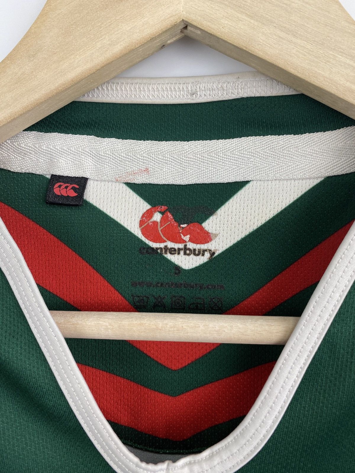 Canterbury of New Zealand Vintage Canterbury Leicester Tigers Rugby Jersey Football Size US S / EU 44-46 / 1 - 5 Thumbnail