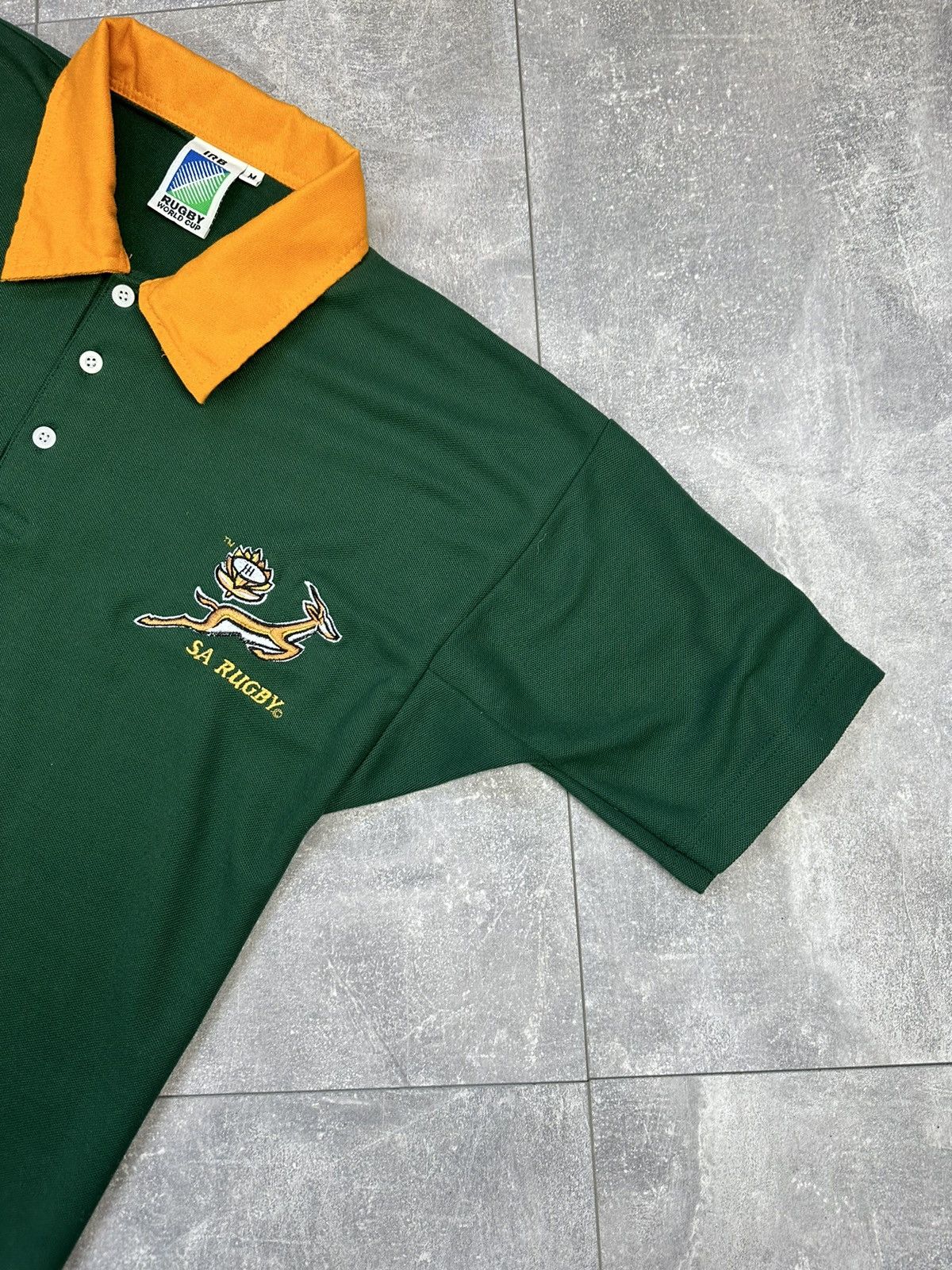 Vintage South Africa Rugby World Cup Vintage Polo Jersey Size US M / EU 48-50 / 2 - 3 Thumbnail