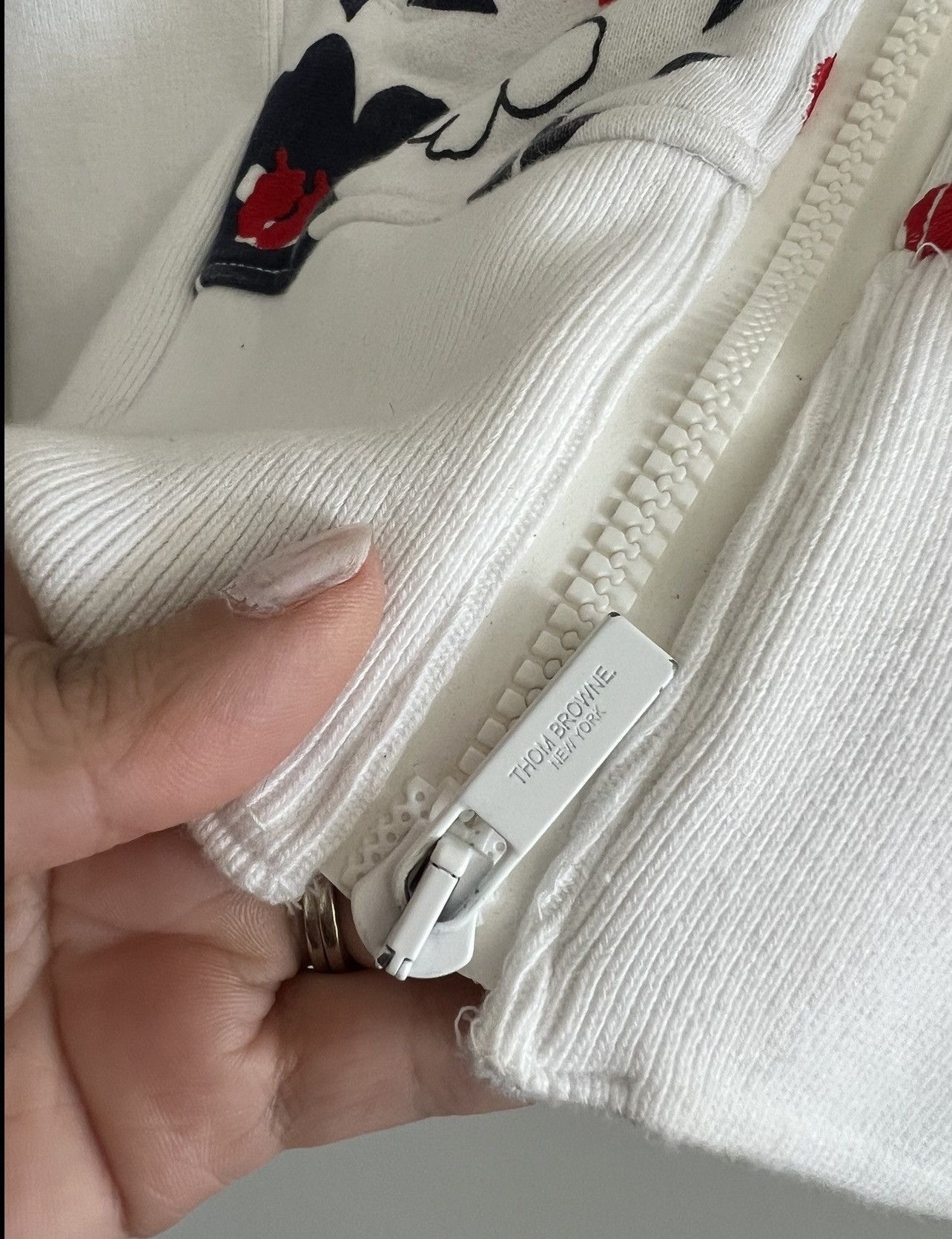 Thom Browne BNWT THOM BROWNE FLORAL ZIP HOODIE Size US XS / EU 42 / 0 - 3 Thumbnail