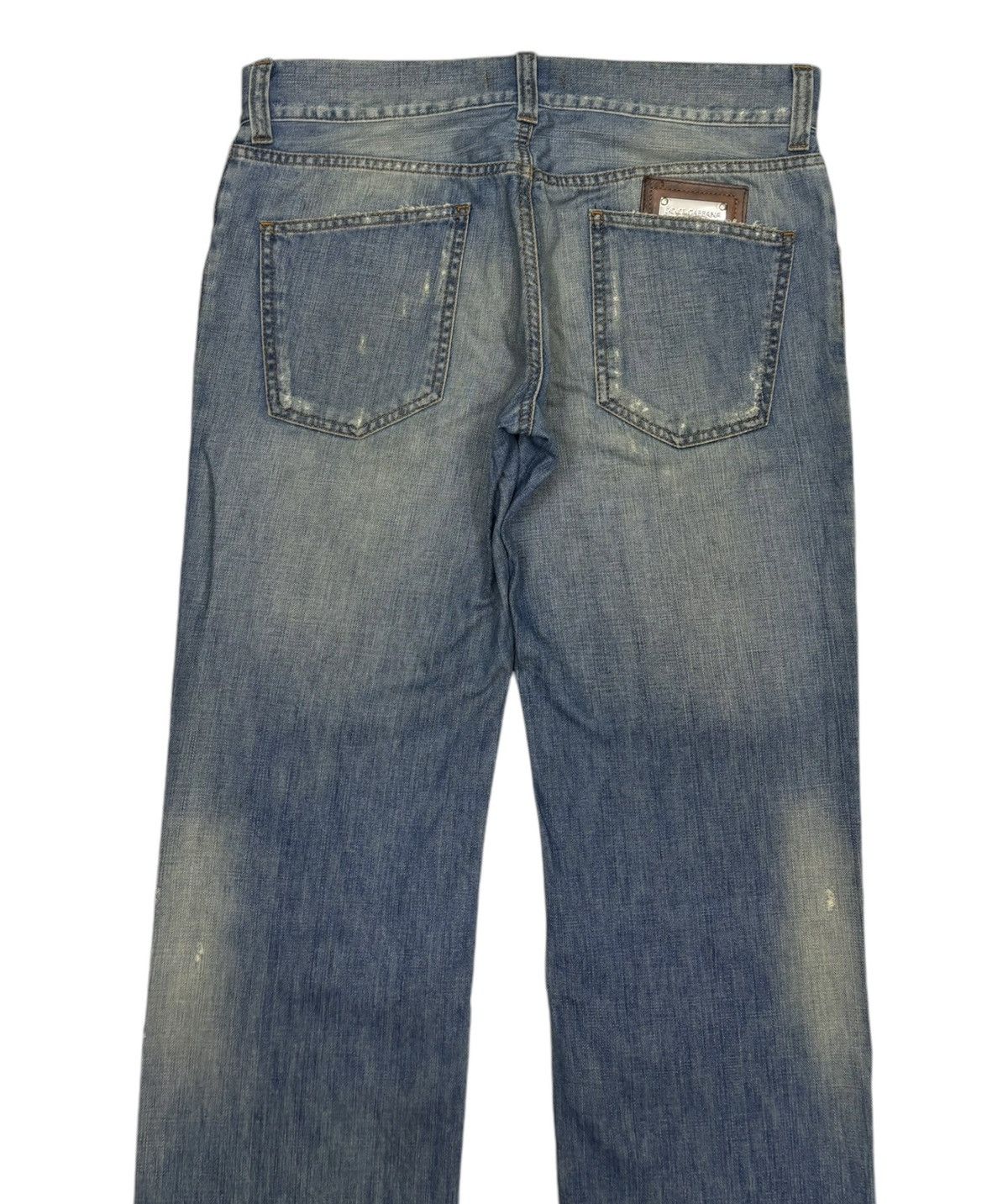 Dolce & Gabbana DOLCE & GABBANA RUSTY DISTRESSED RIPS DENIM JEANS Size US 34 / EU 50 - 6 Thumbnail