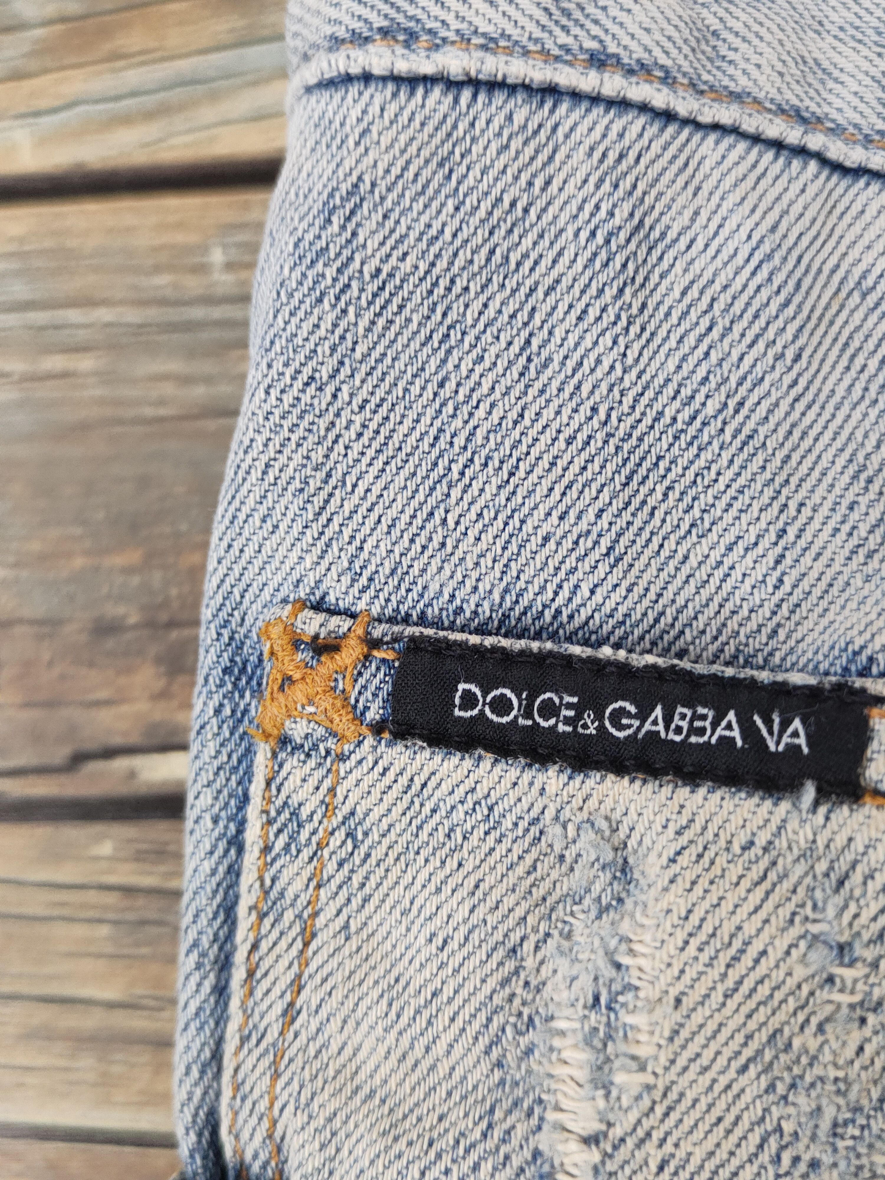 Dolce & Gabbana DL Dolce & Gabbana D&G Blue Distressed Ripped Jeans #W1867 Size 30" / US 8 / IT 44 - 3 Thumbnail
