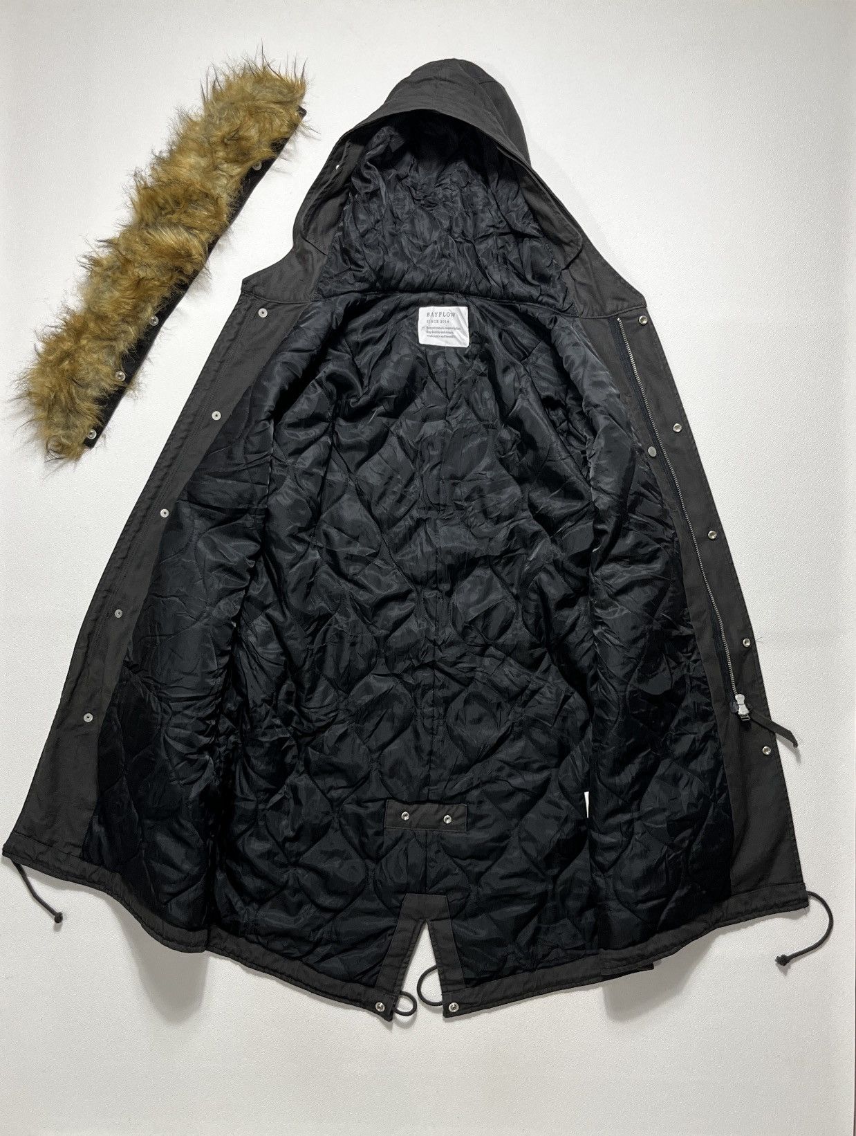 Japanese Brand BAYFLOW (MC) Back Satin Mods Coat Jacket Size US M / EU 48-50 / 2 - 6 Thumbnail