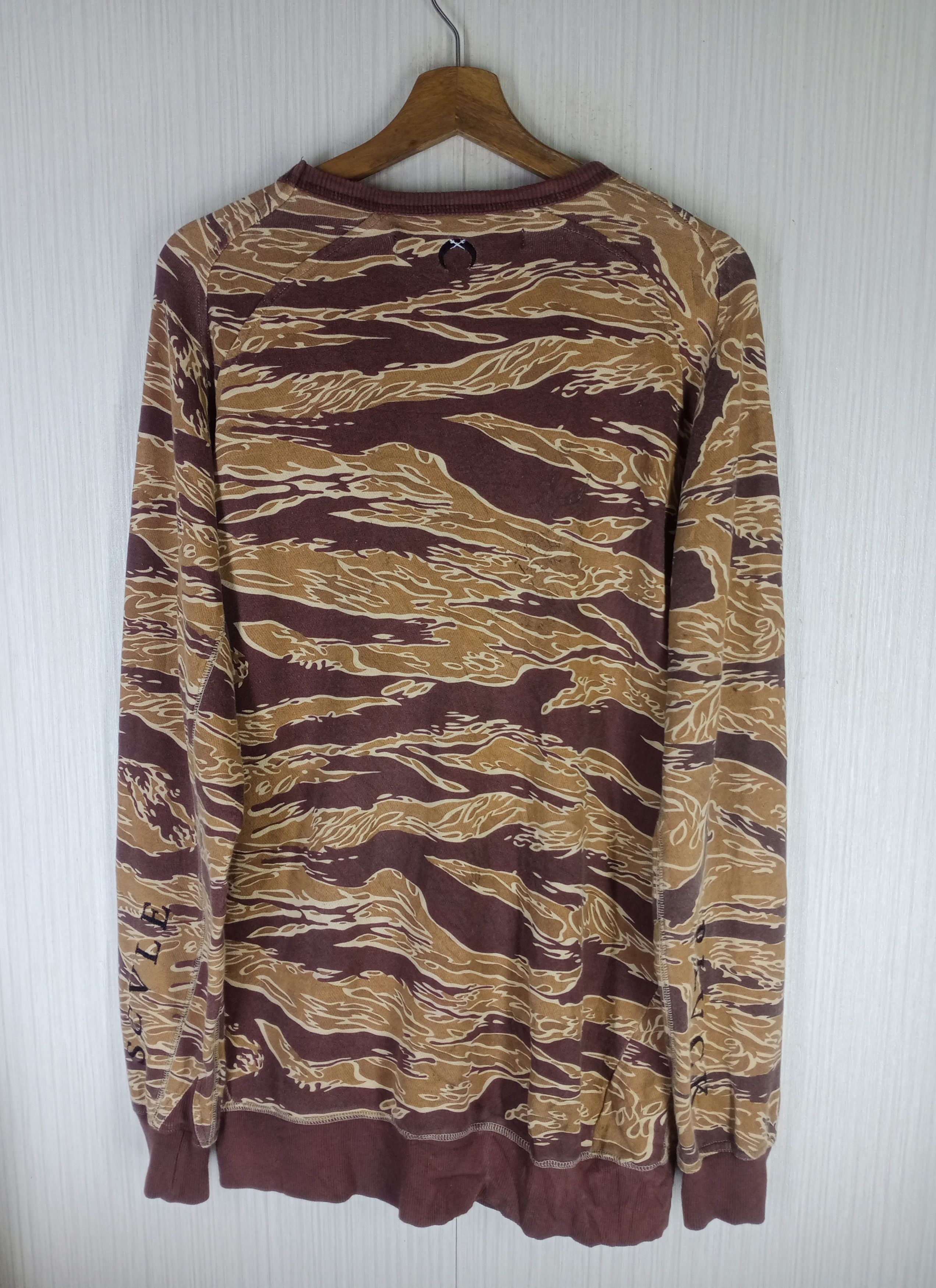 Black Scale RARE BLACK SCALE CAMO TIGER STRIPE SWEATSHIRT Size US M / EU 48-50 / 2 - 7 Thumbnail