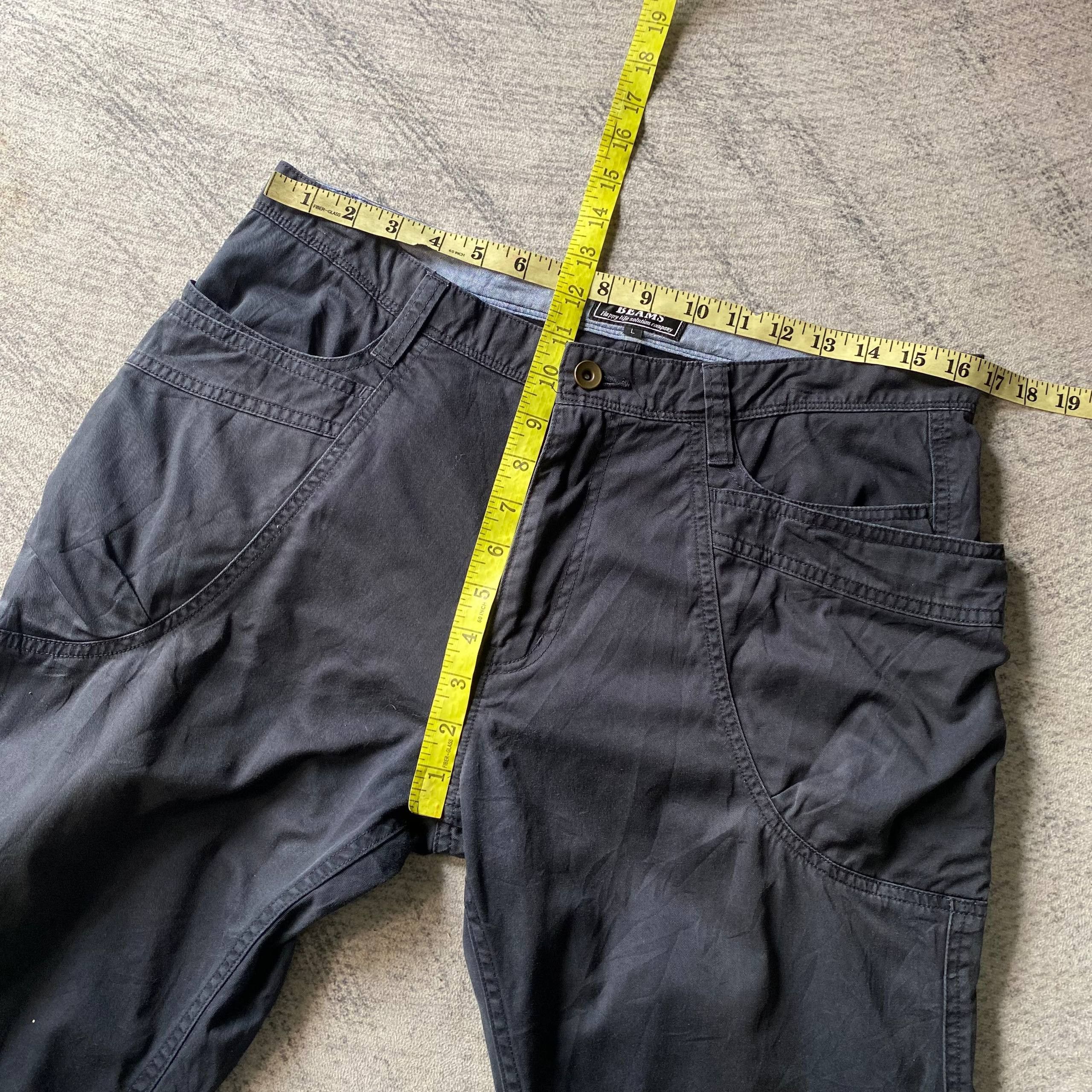 Beams Japan Beams Wide Leg Utility Pants Size US 33 - 8 Thumbnail