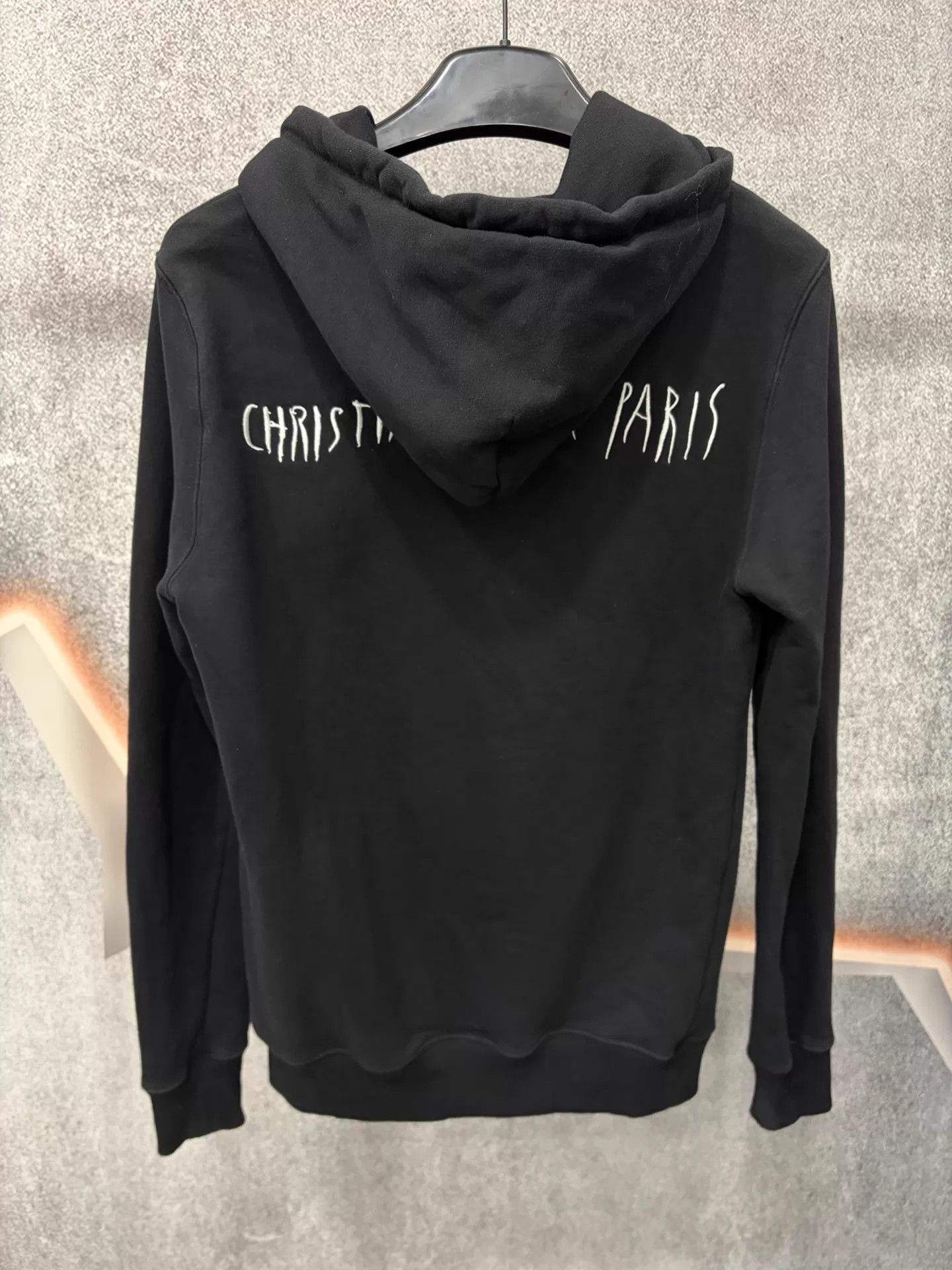 Dior Dior Black Script Logo Hoodie S Size US S / EU 44-46 / 1 - 2 Thumbnail