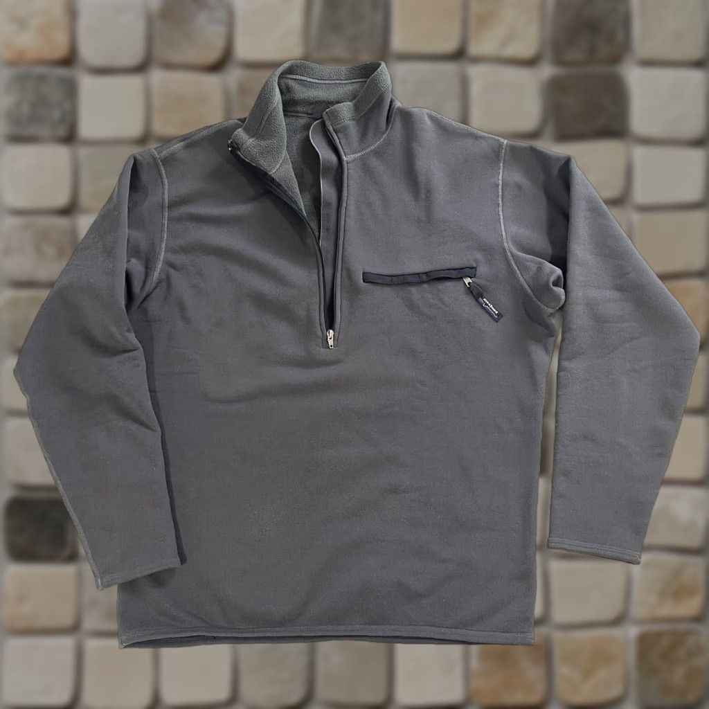 Patagonia VINTAGE Patagonia Men’s 1/4 Zip Long Sleeve Fleece Pullover Pullover Shirt Adult Large Gray Pockets Thermal Hiking Mens Size US L / EU 52-54 / 3 - 1 Thumbnail