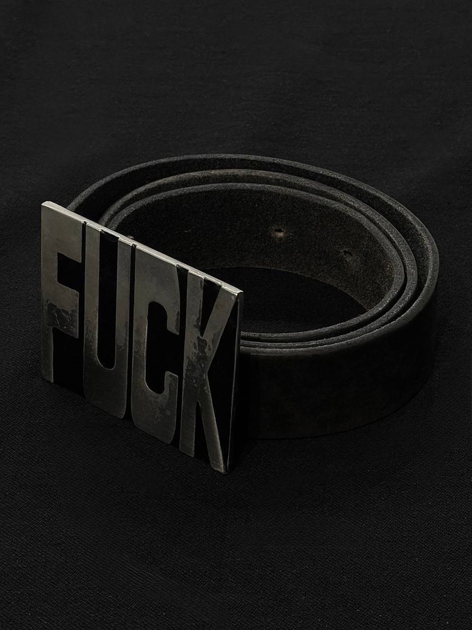 Other FUCK Leather Vintage Belt Size ONE SIZE - 1 Thumbnail