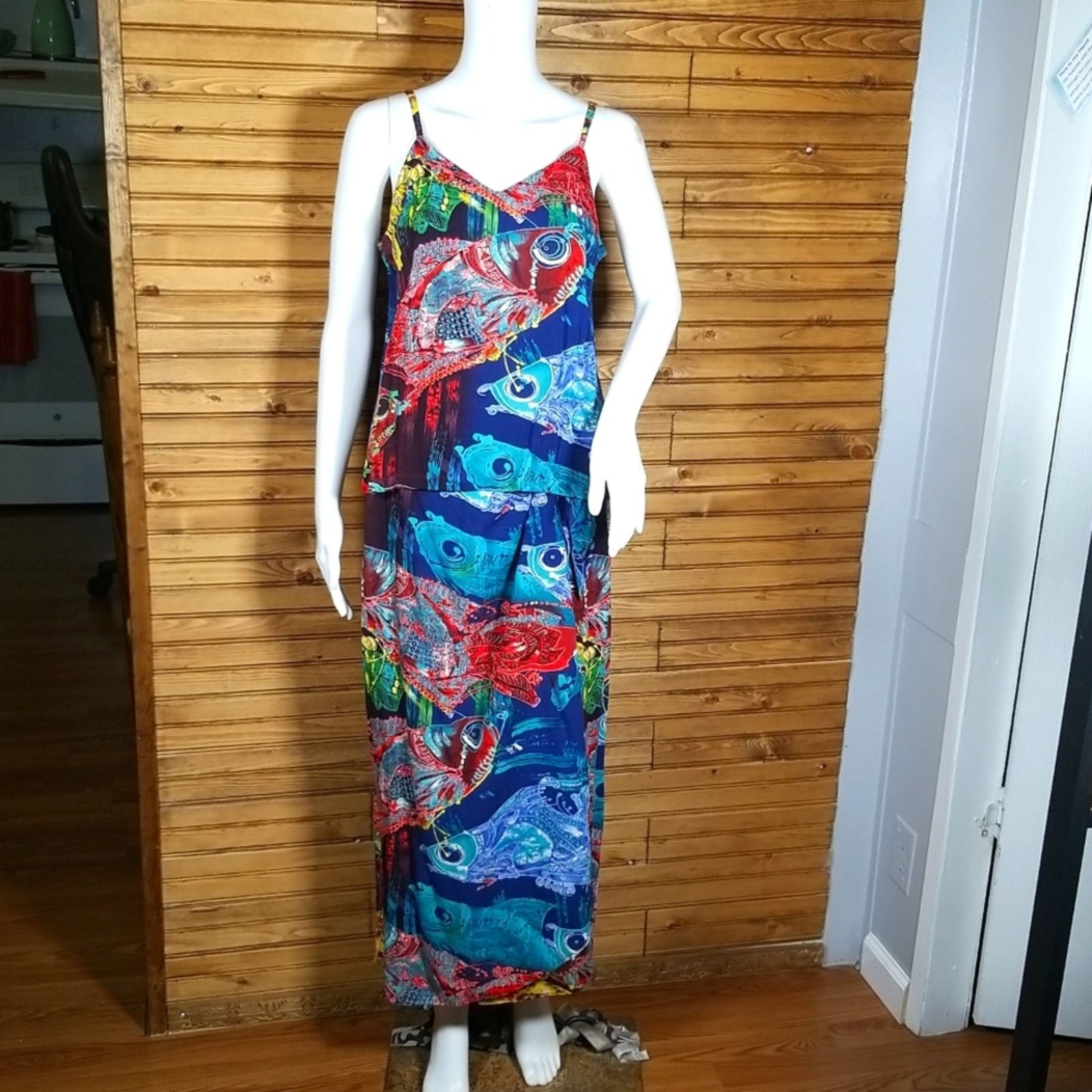 Jams World Vintage Jams World 'Rockfish' Medium Set - Wrap Skirt & Top Size M / US 6-8 / IT 42-44 - 15 Thumbnail