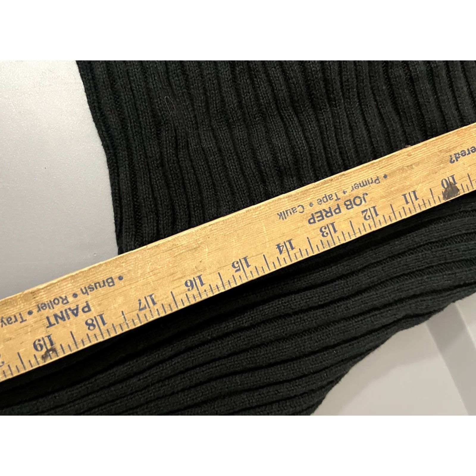 J.Crew J.CREW Pullover Hoodie Small Ribbed Heavy Black Solid V Neck Women Shirt/Hoody (Size S) Regular Knit Season: All 4 Size S / US 4 / IT 40 - 5 Thumbnail