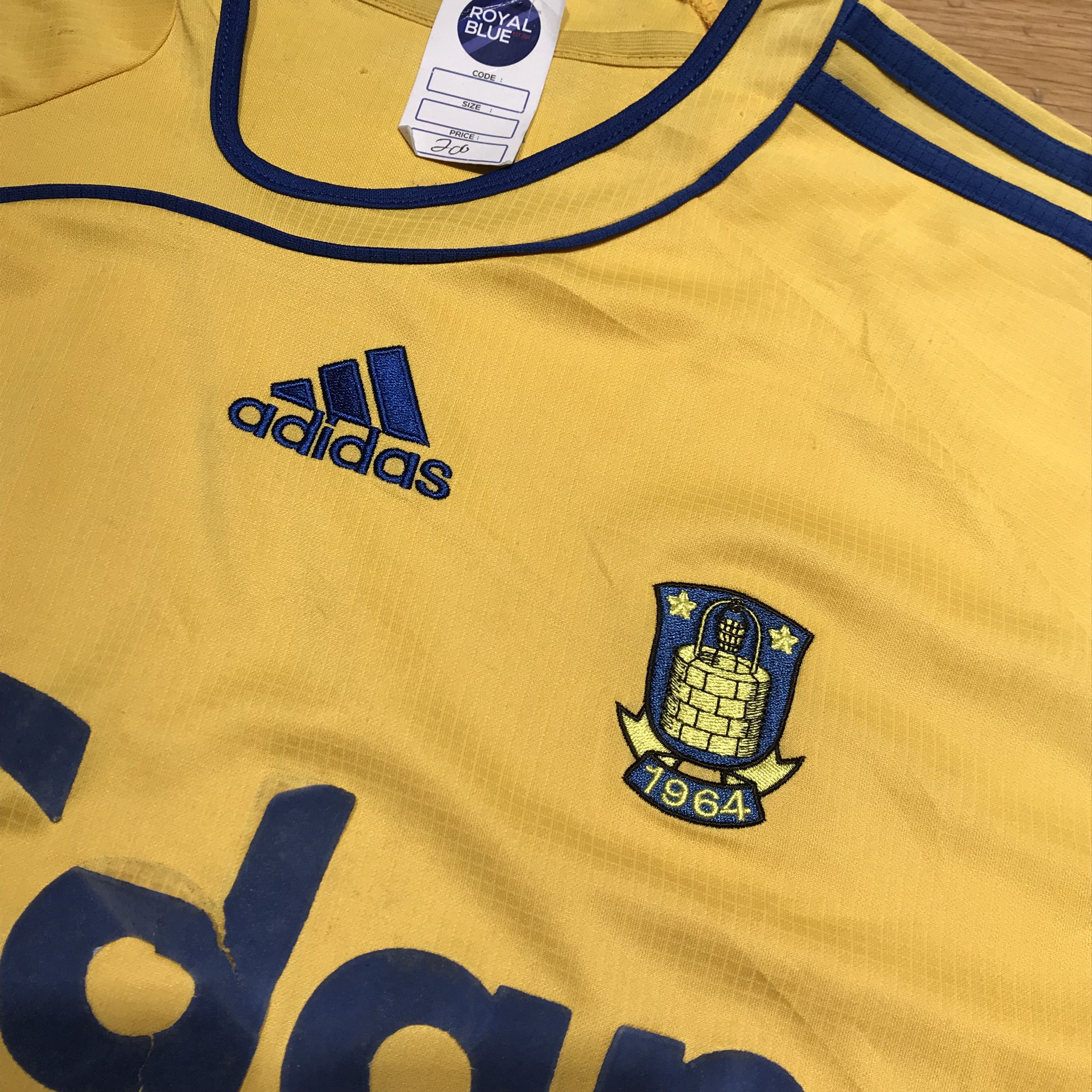 Adidas Adidas 2006-07 Brondby adidas Home Shirt M Vintage Football Size US M / EU 48-50 / 2 - 5 Thumbnail