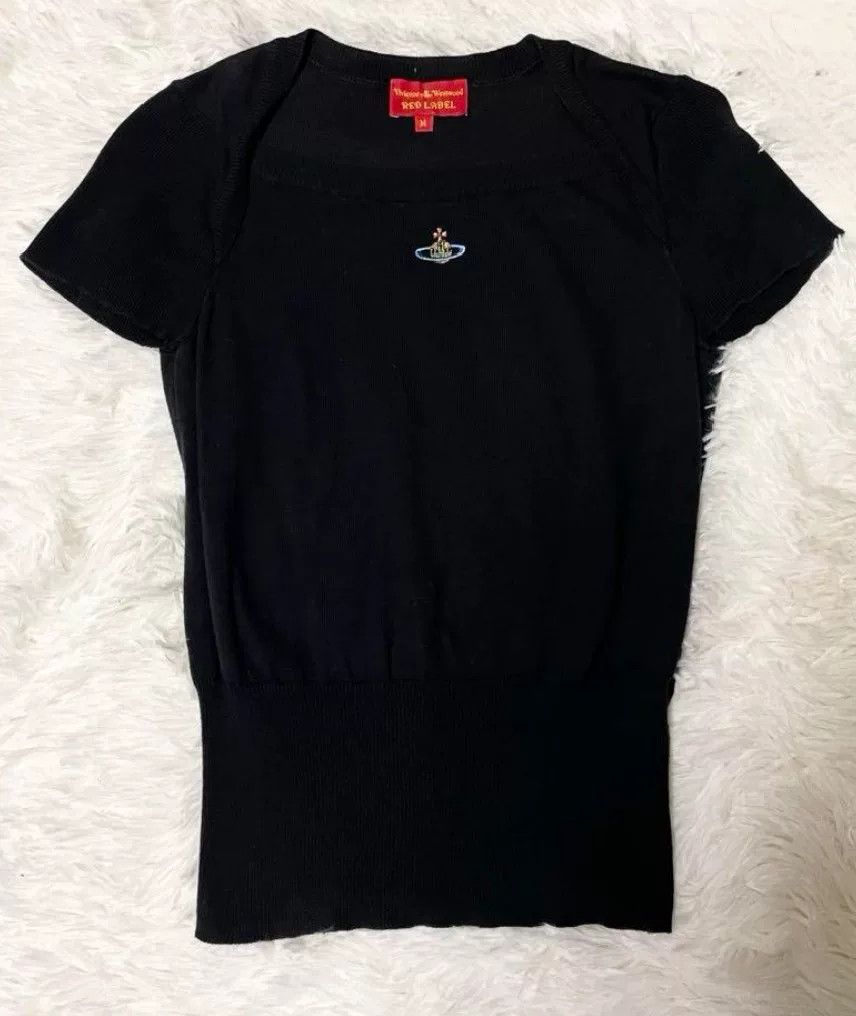 Vivienne Westwood Vivienne Westwood Red Label Embroidered Knit Top Size M / US 6-8 / IT 42-44 - 1 Thumbnail